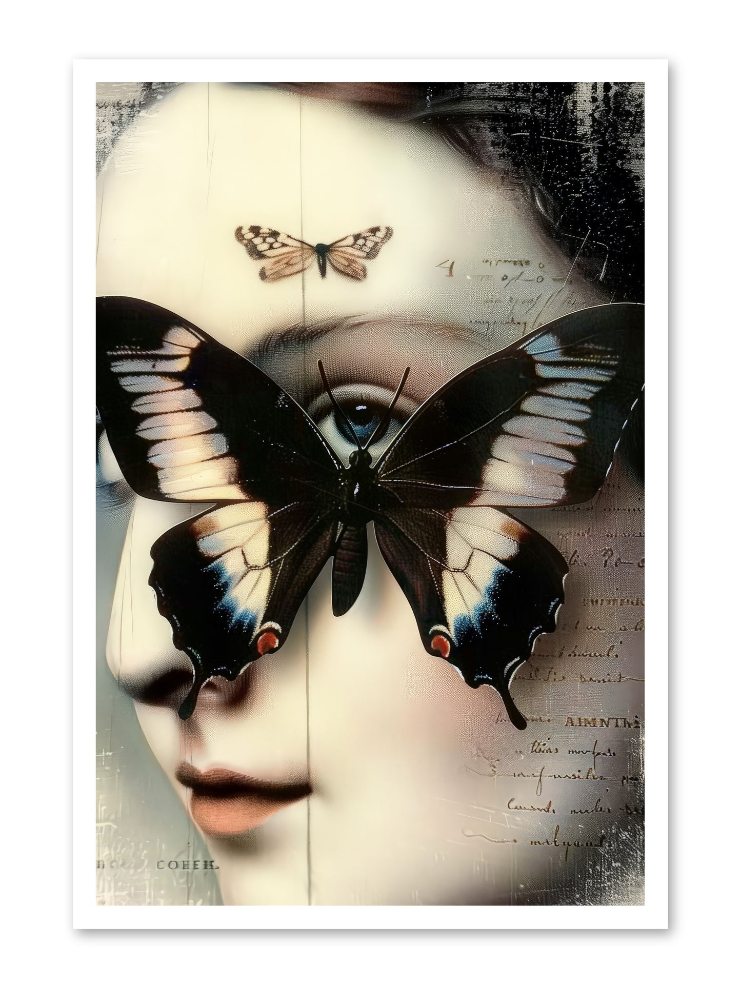 Butterfly's Last Dance -- Paper Print 24x36