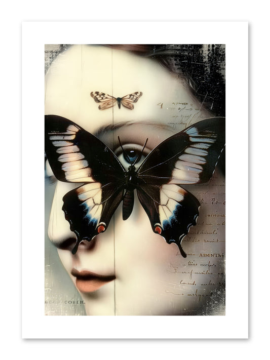 Butterfly's Last Dance -- Paper Print 8x12