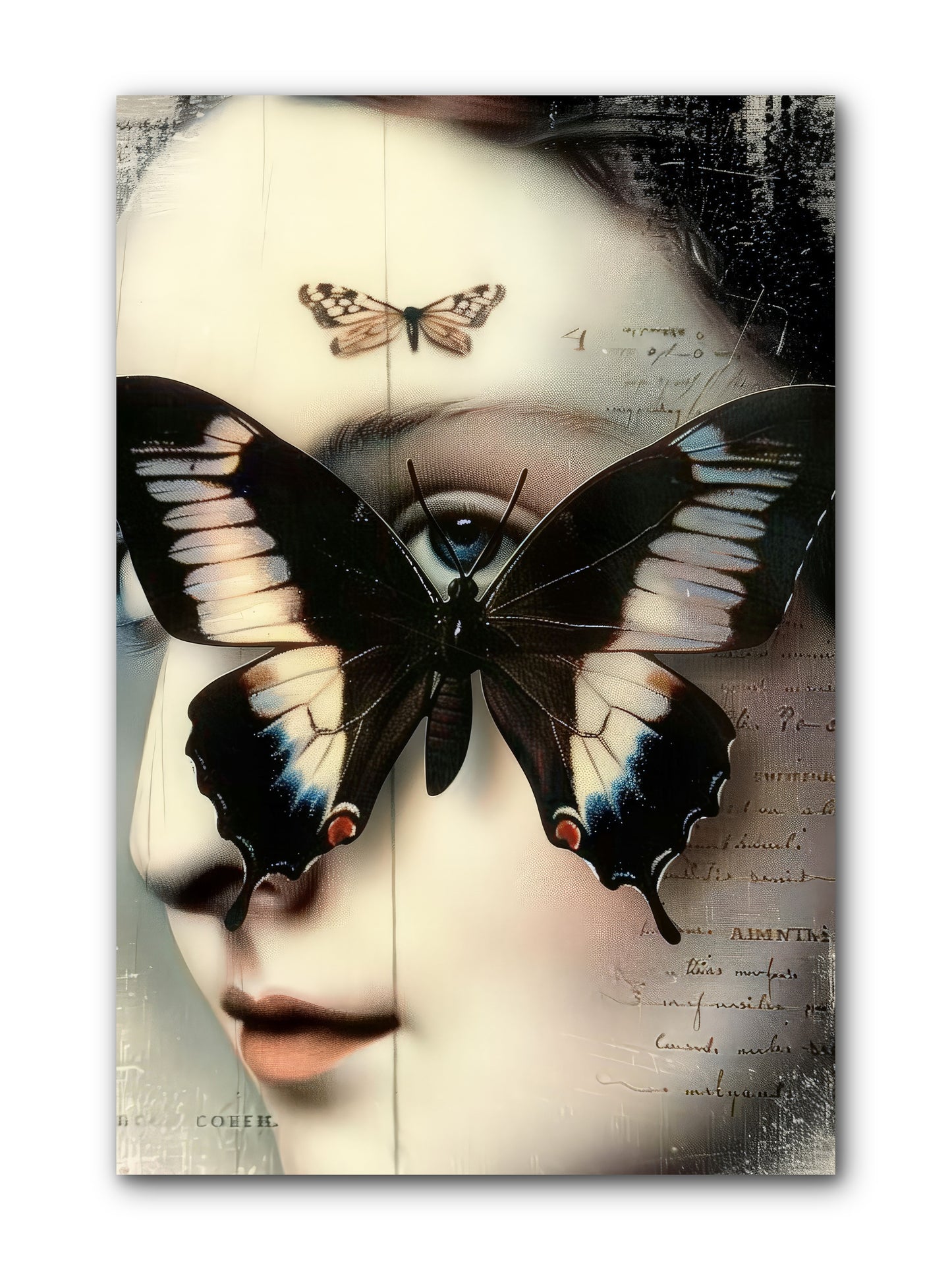 Butterfly's Last Dance -- Wrapped Canvas 8x12