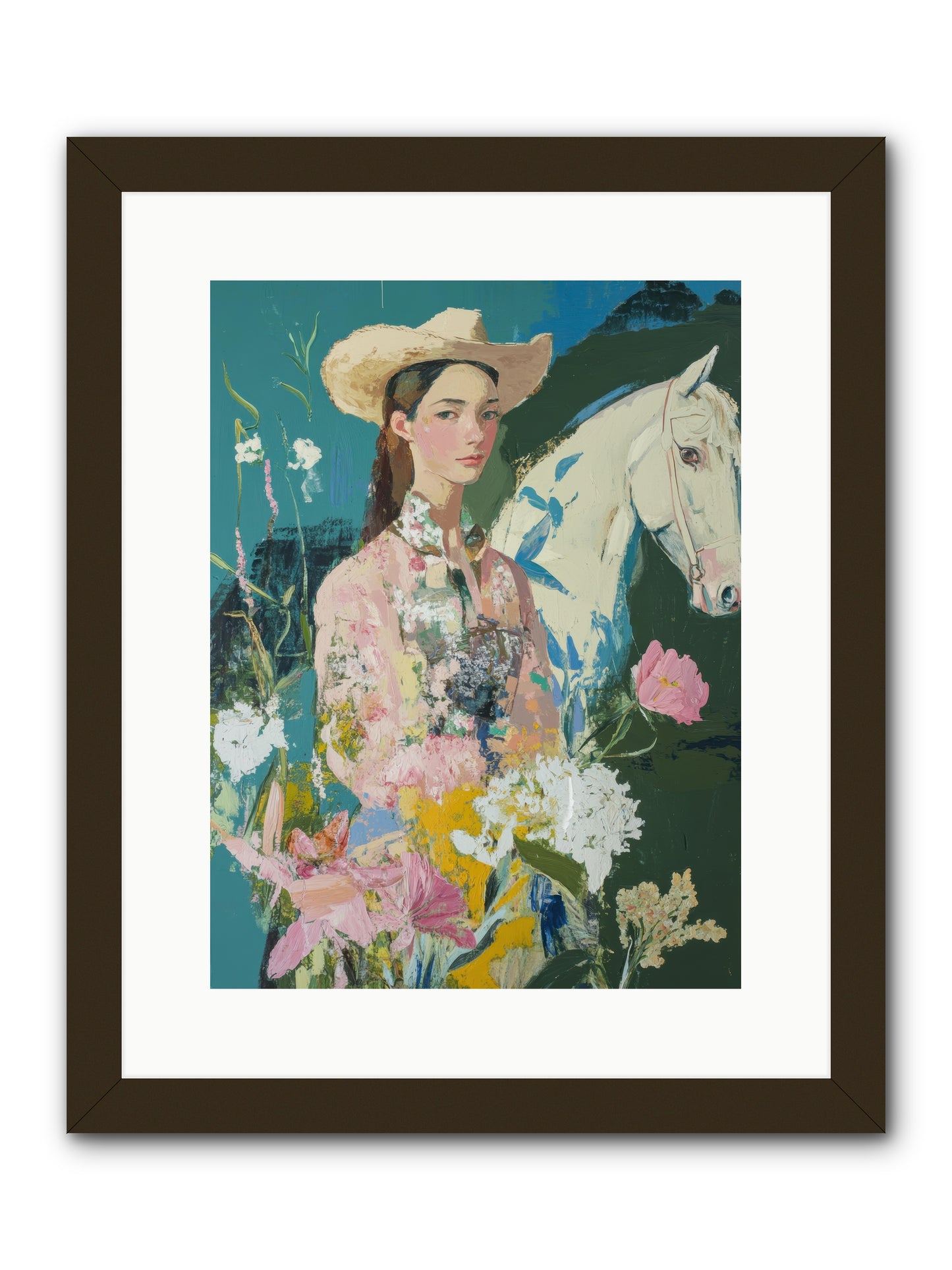 Caballero's Journey -- Framed Print - Black 12x16