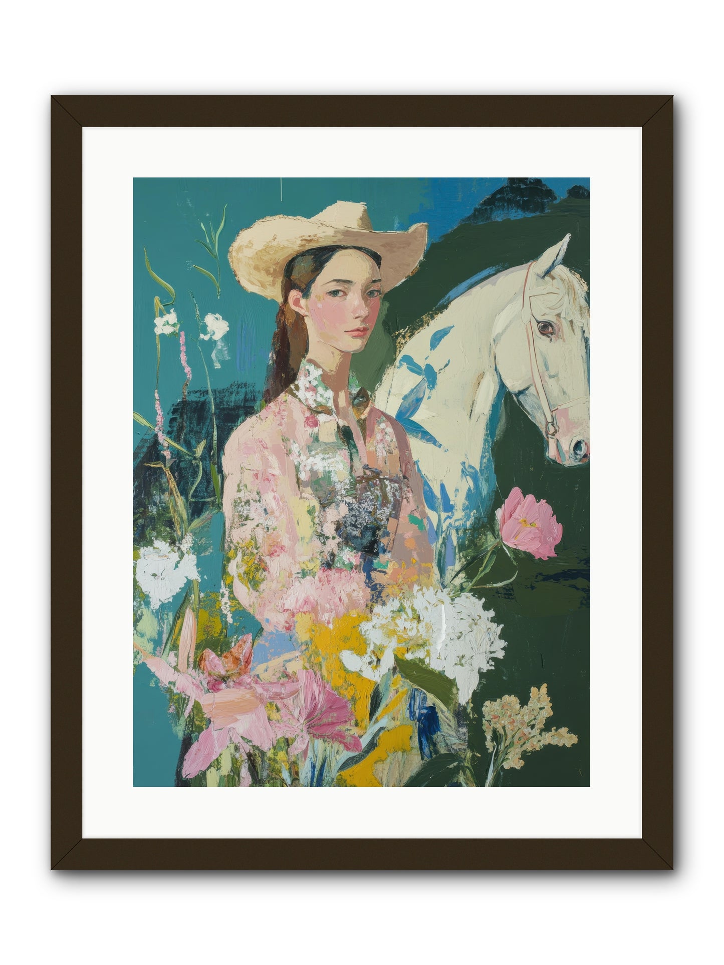 Caballero's Journey -- Framed Print - Black 18x24
