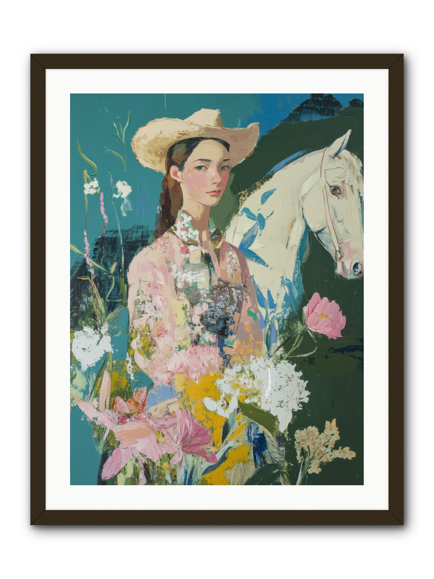 Caballero's Journey -- Framed Print - Black 24x32