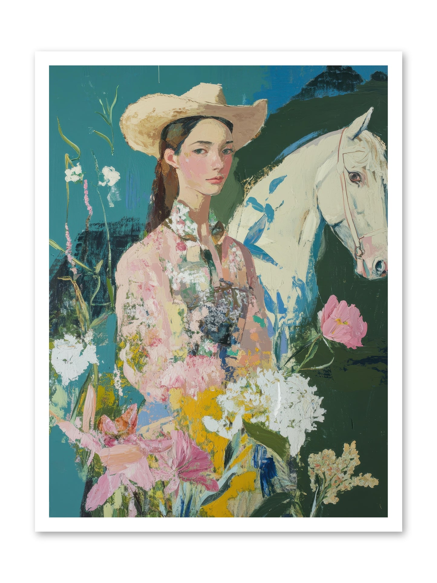 Caballero's Journey -- Loose Canvas Print 24x32