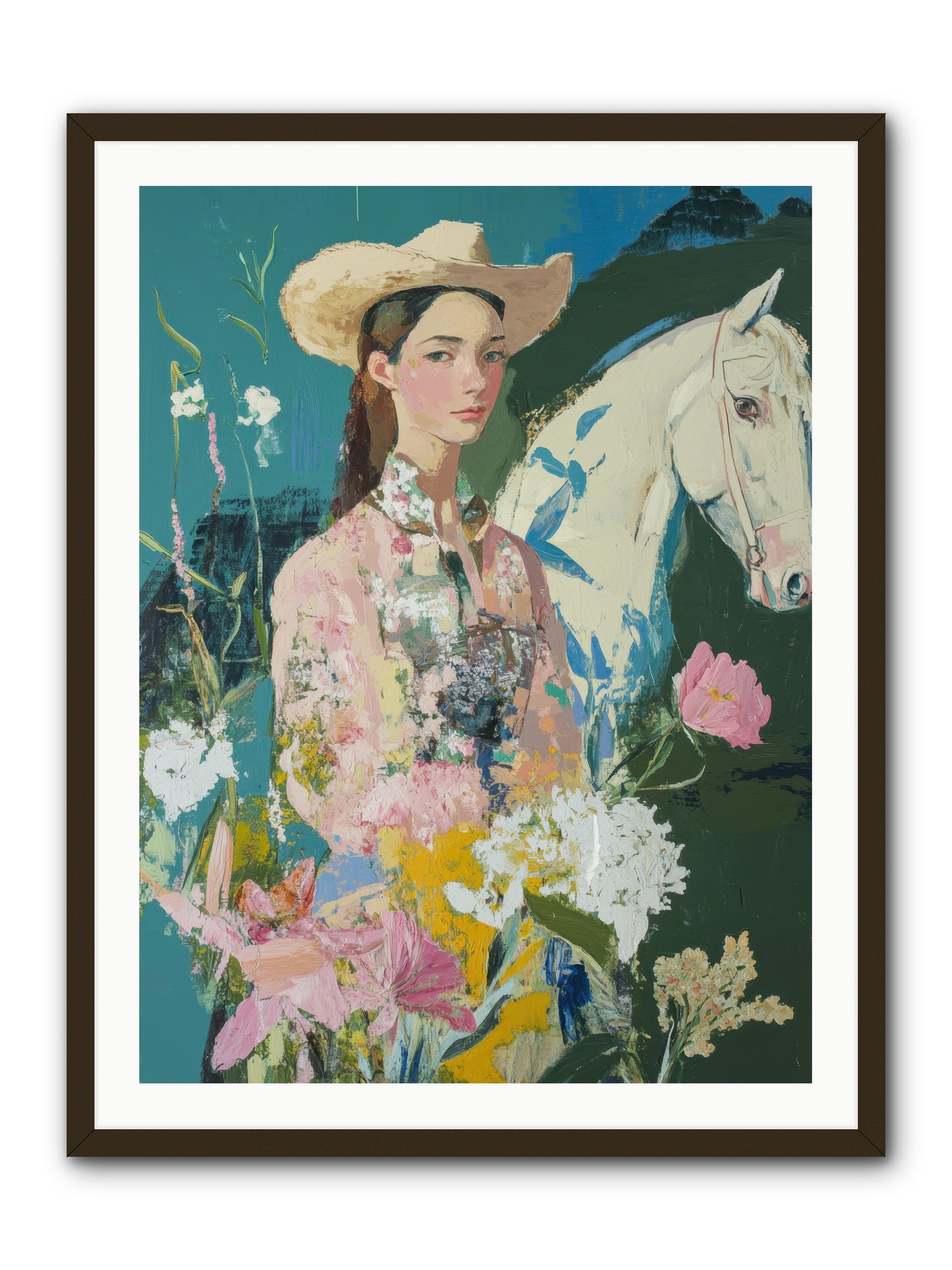 Caballero's Journey -- Framed Print - Black 30x40