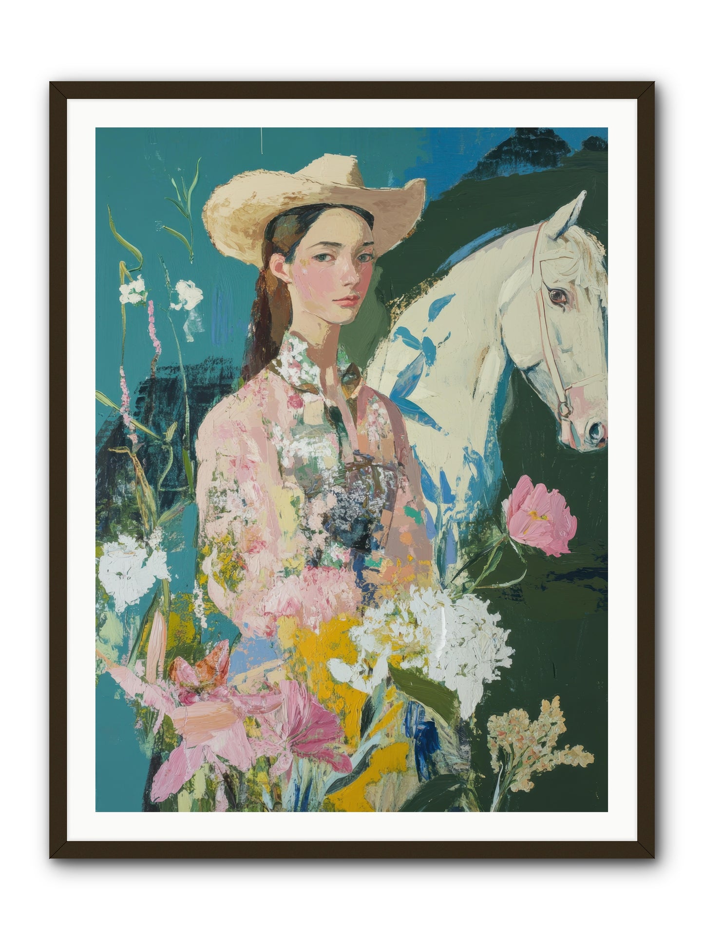 Caballero's Journey -- Framed Print - Black 36x48