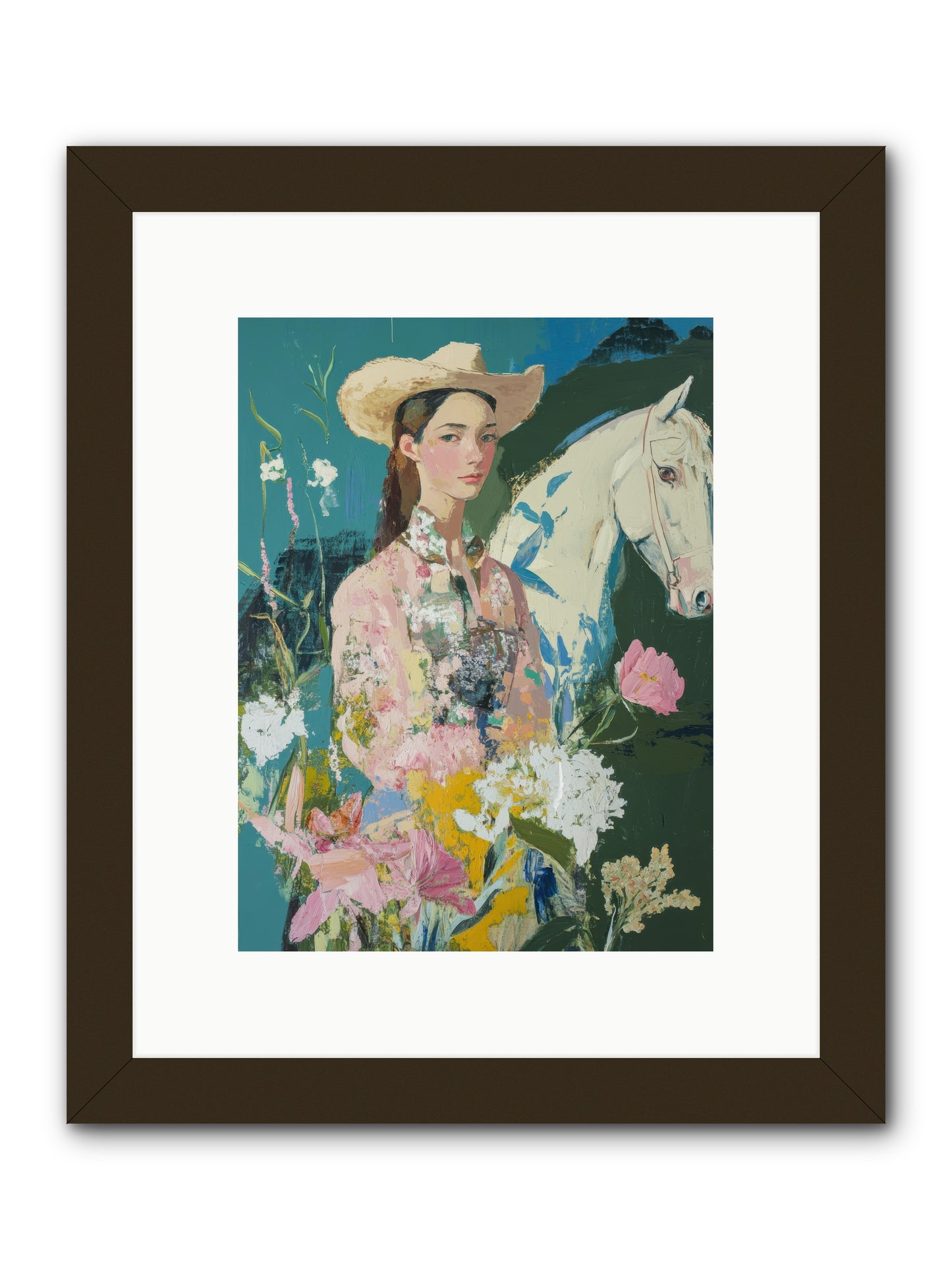 Caballero's Journey -- Framed Print - Black 9x12