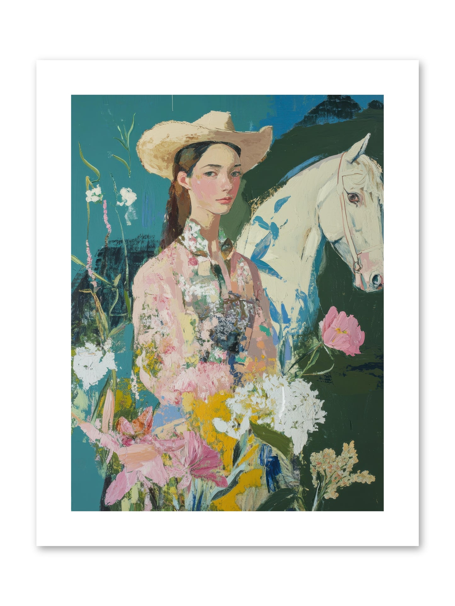 Caballero's Journey -- Loose Canvas Print 9x12