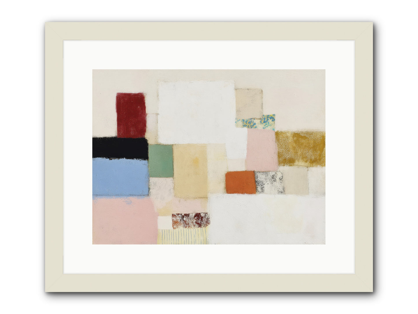 Cadence -- Framed Print - White 16x12