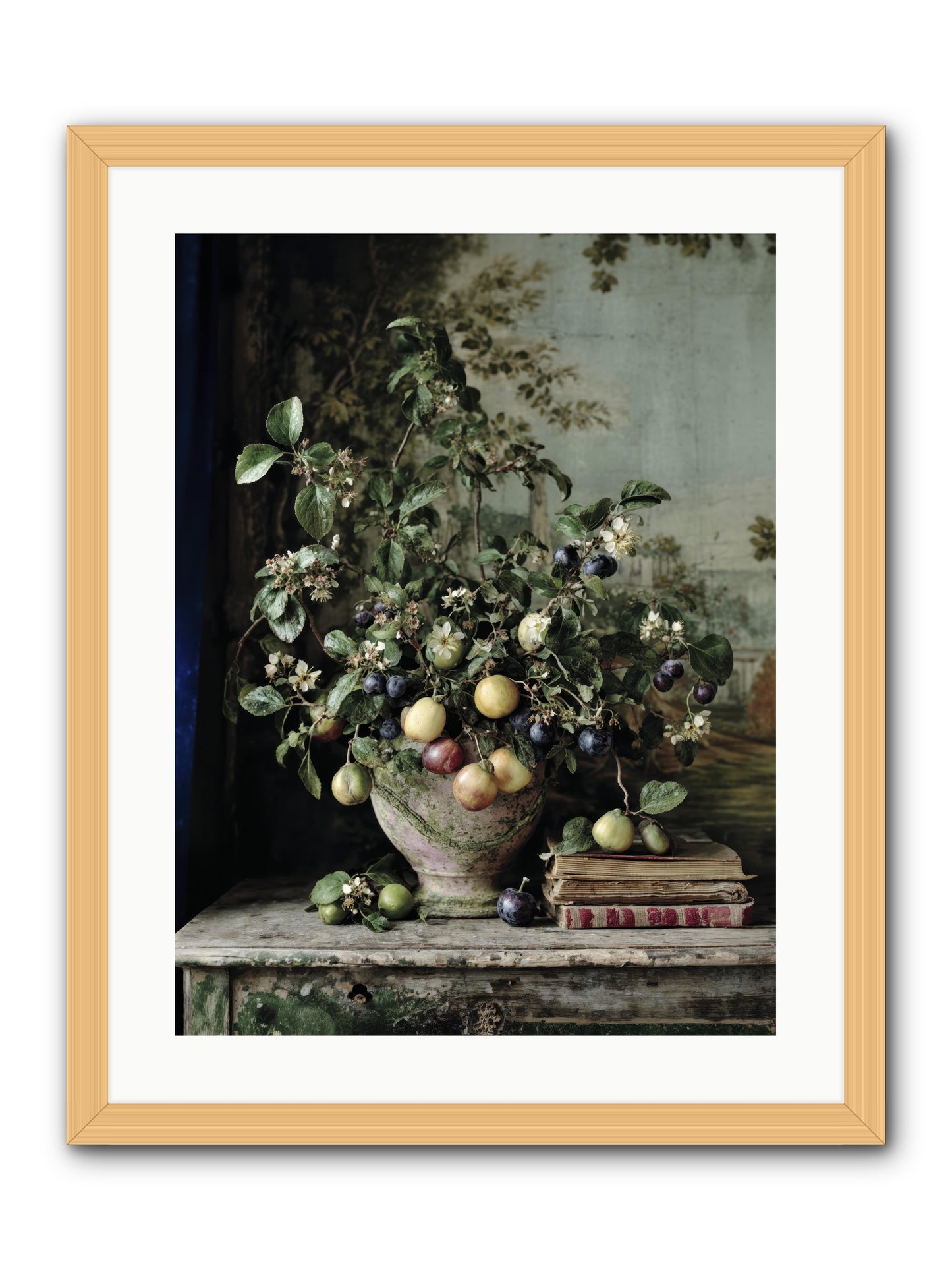 Cadence -- Framed Print - Natural 18x24