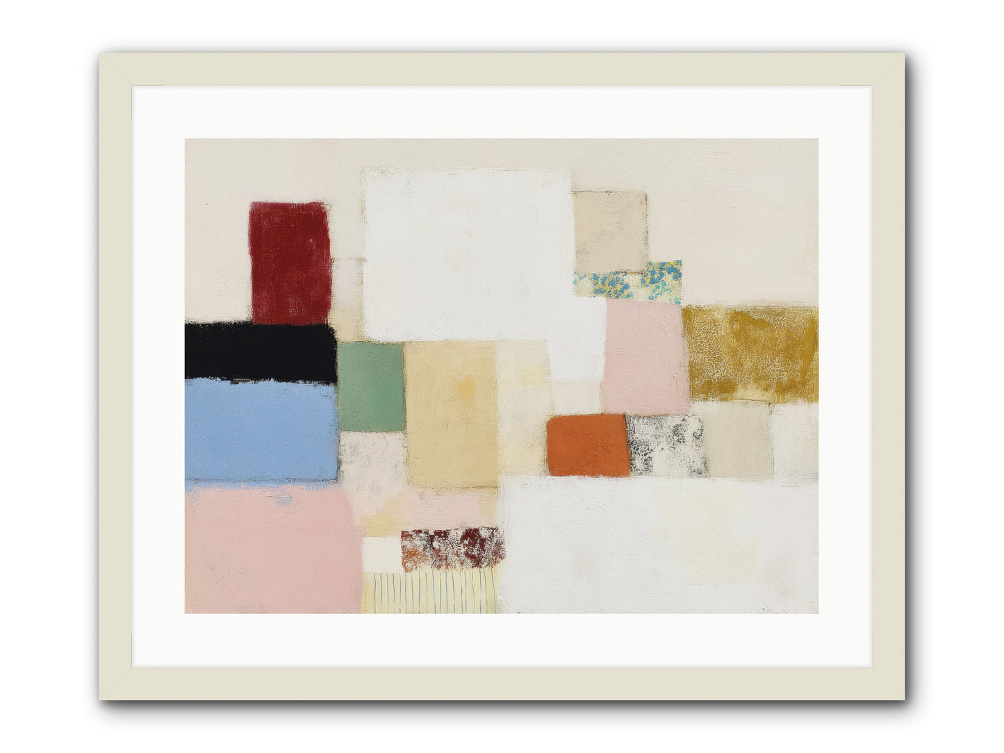Cadence -- Framed Print - White 24x18