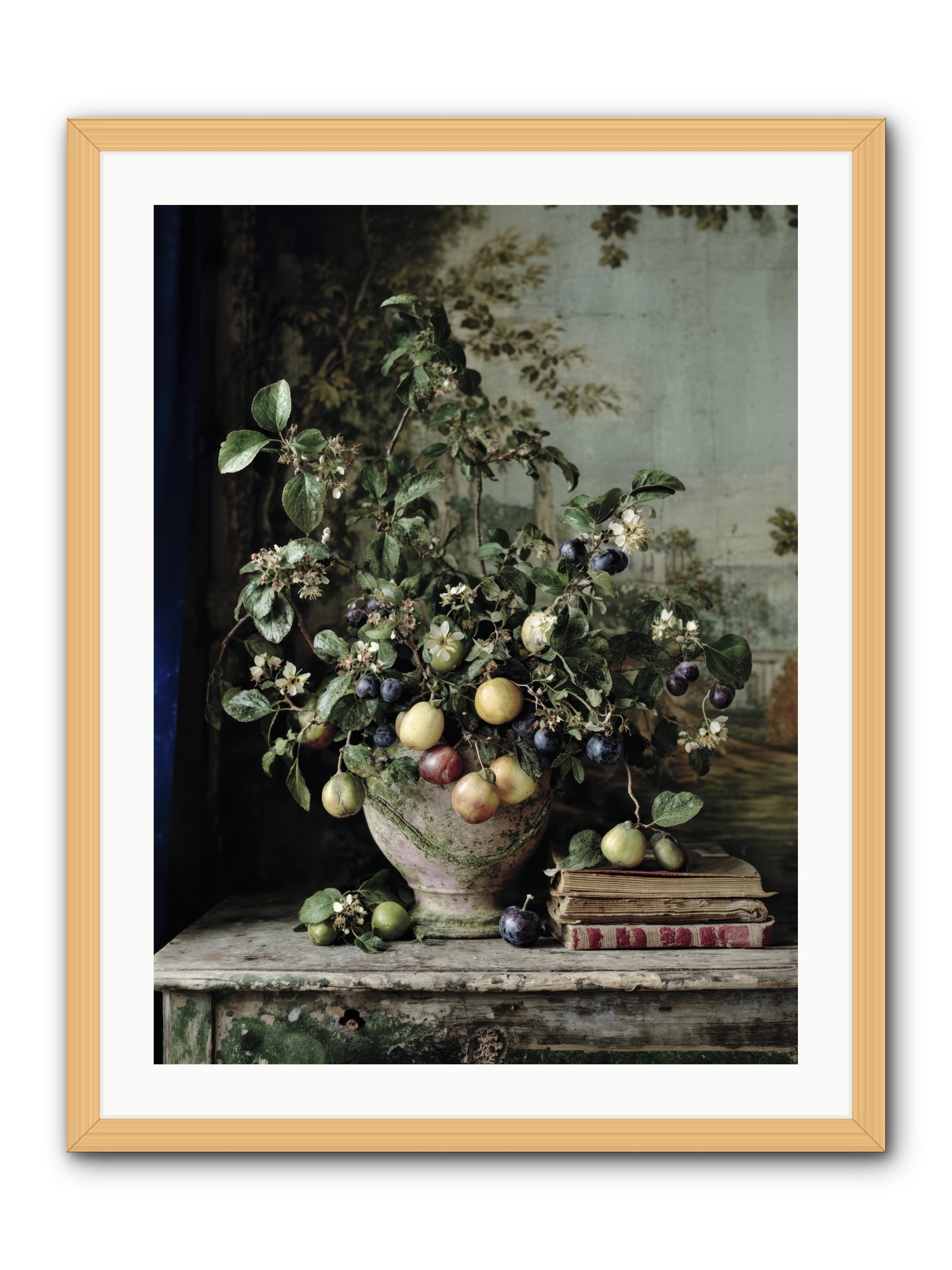 Cadence -- Framed Print - Natural 24x32