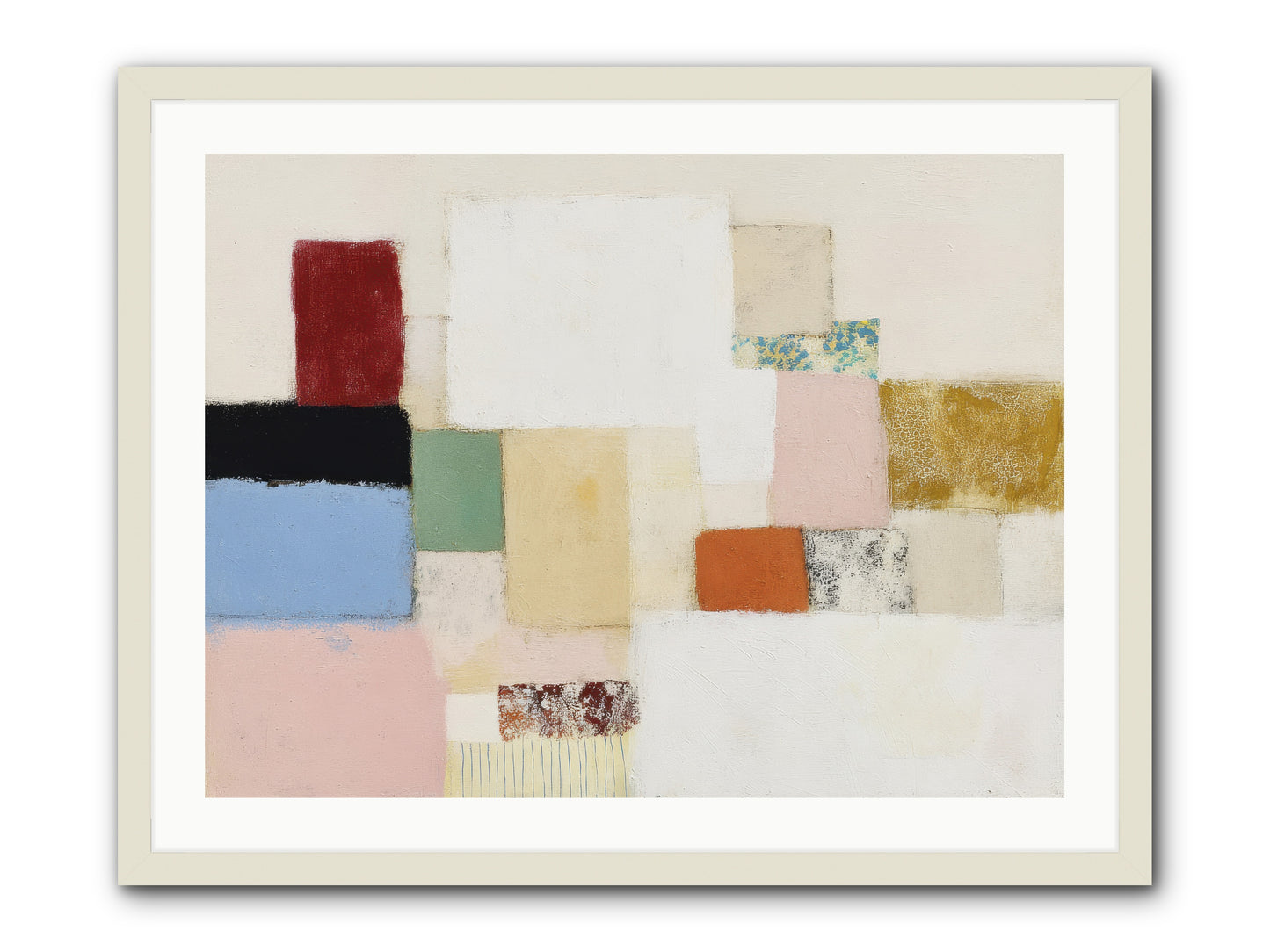 Cadence -- Framed Print - White 32x24