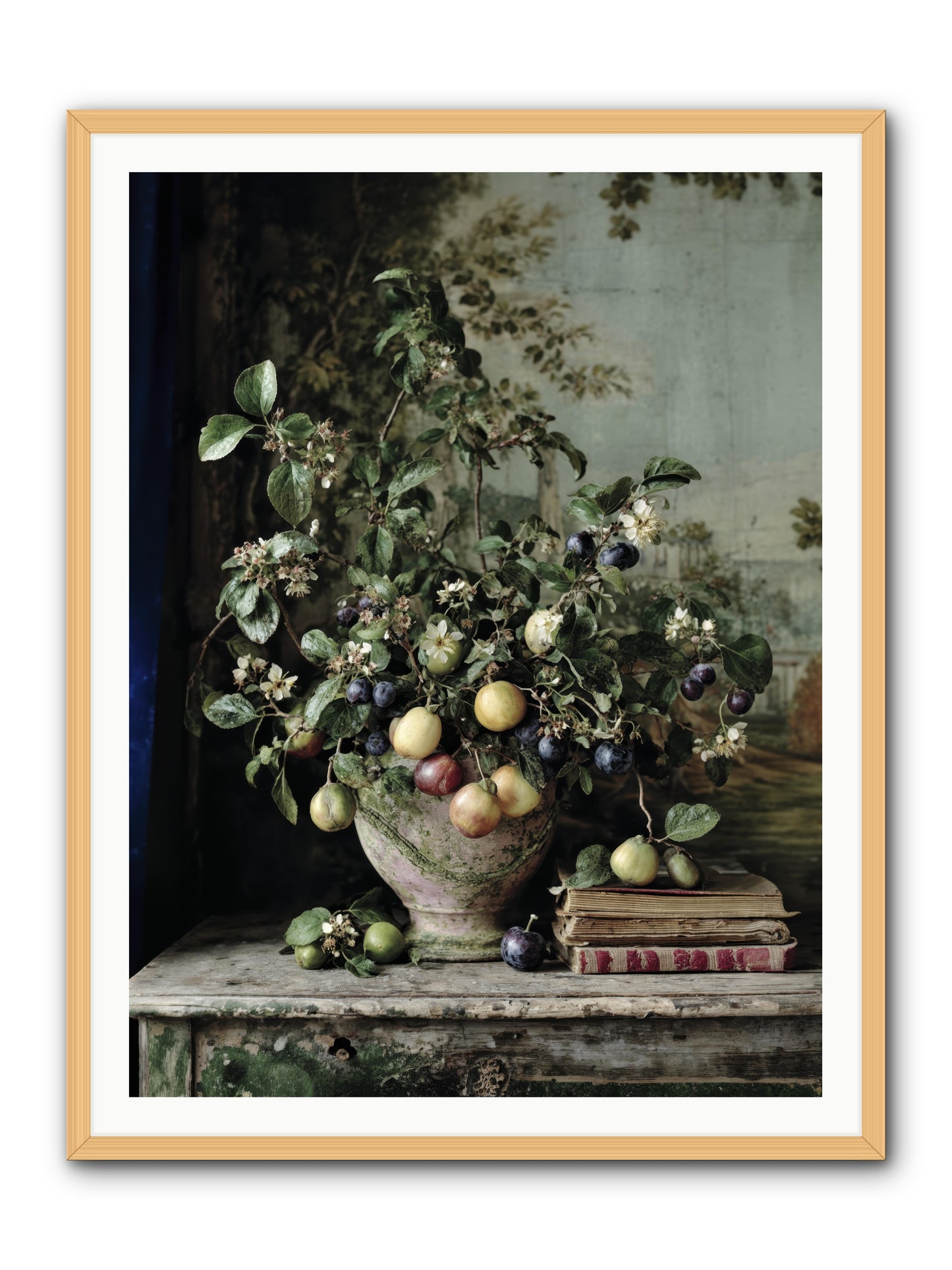 Cadence -- Framed Print - Natural 36x48