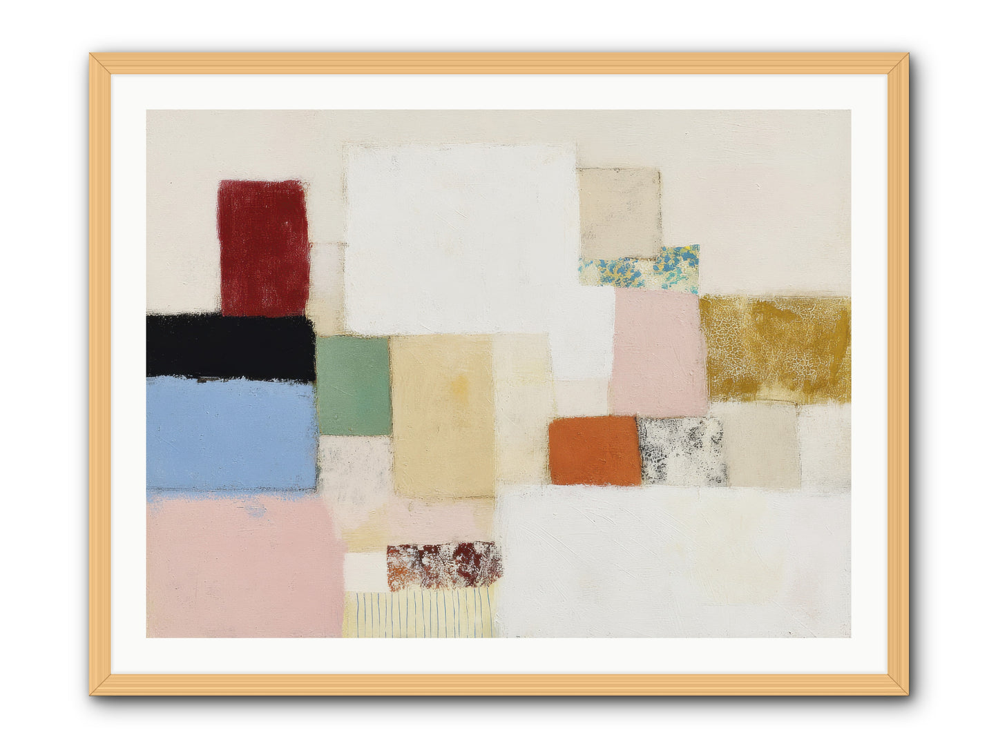 Cadence -- Framed Print - Natural 40x30