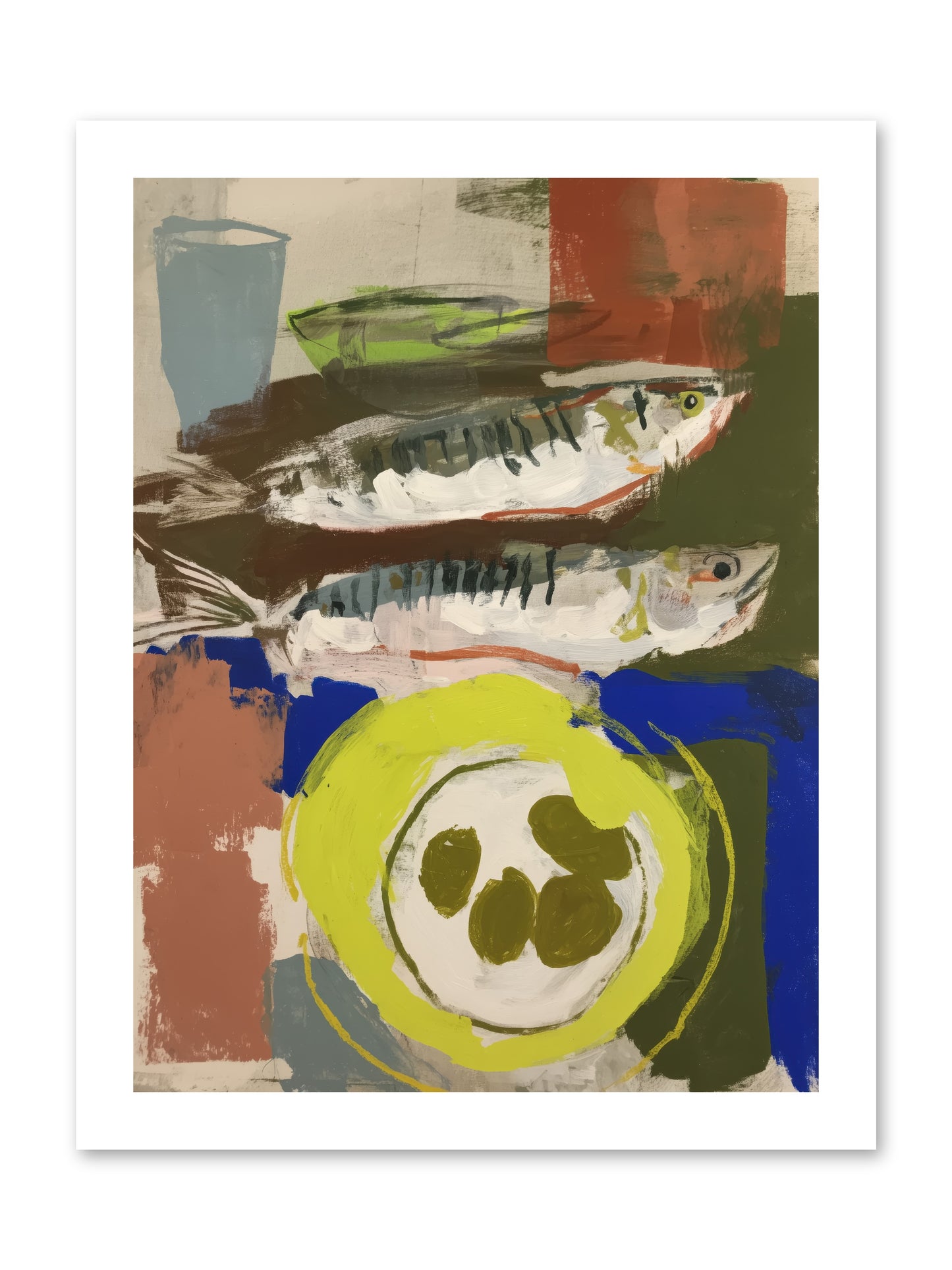 Café Reverie -- Paper Print 12x16