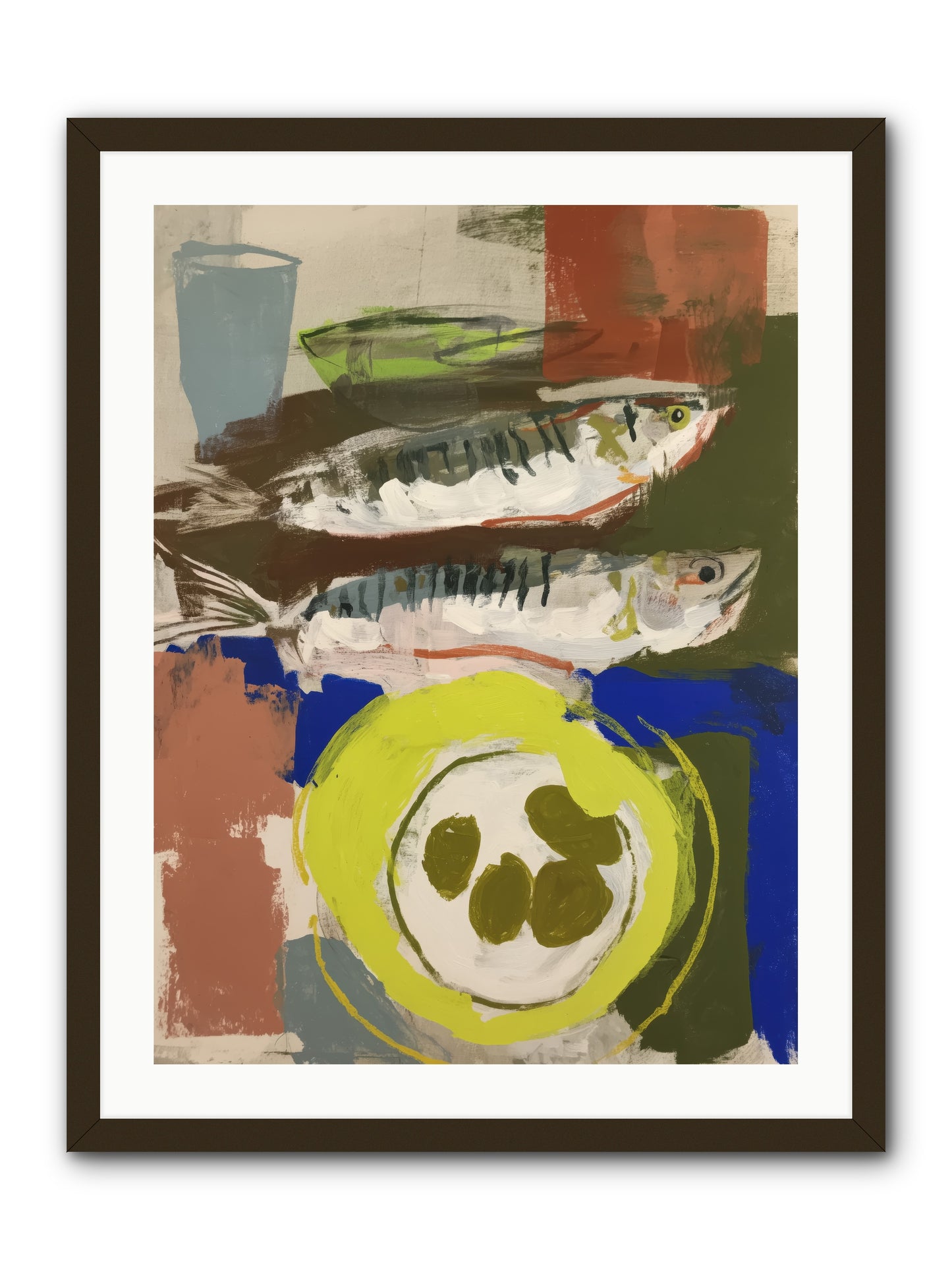 Café Reverie -- Framed Print - Black 24x32