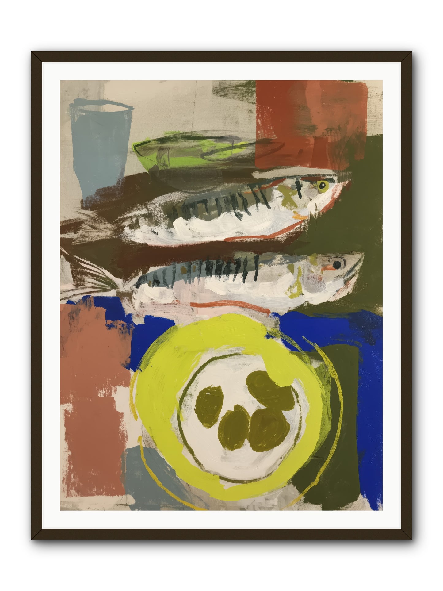 Café Reverie -- Framed Print - Black 36x48