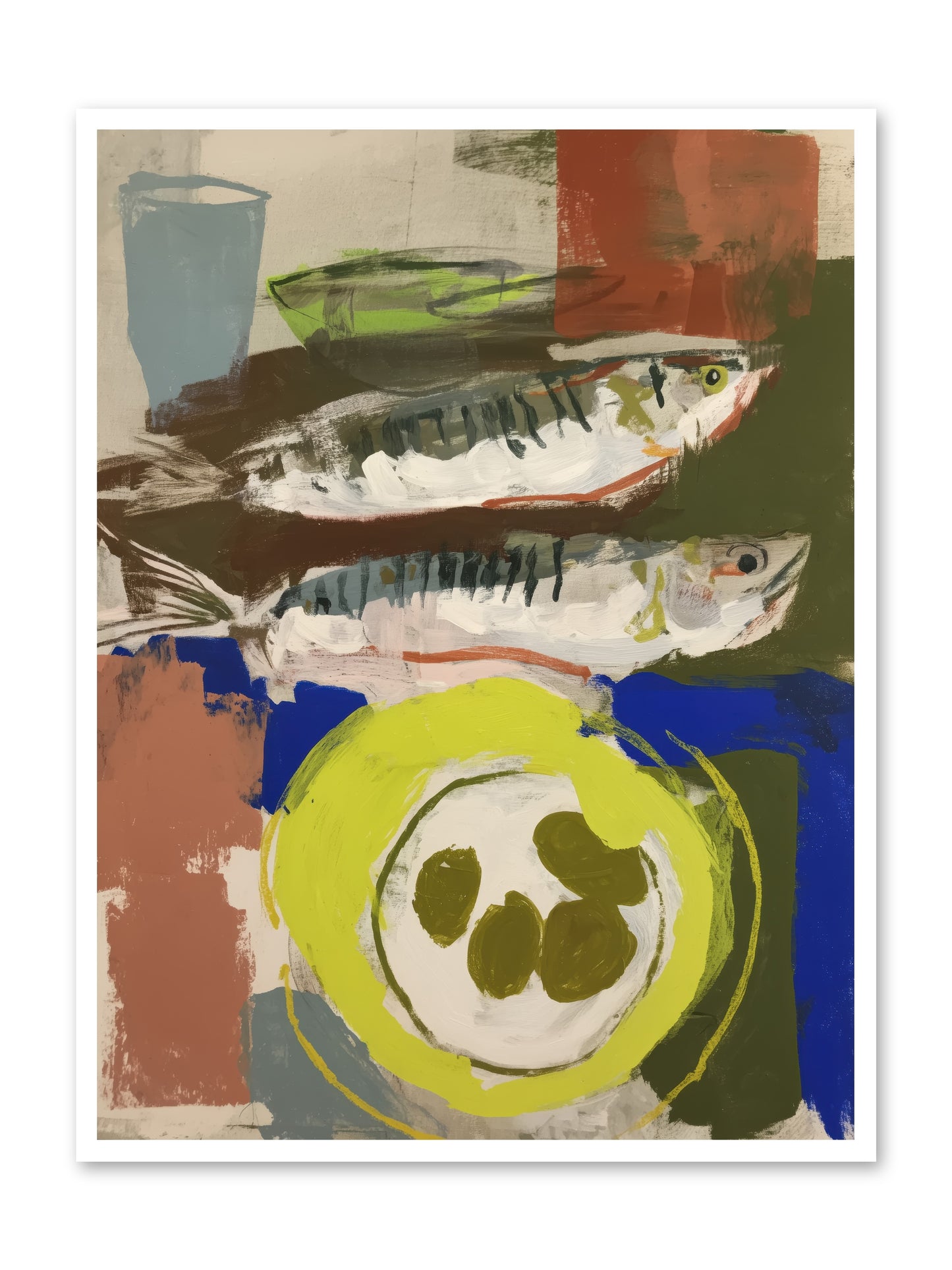 Café Reverie -- Loose Canvas Print 36x48