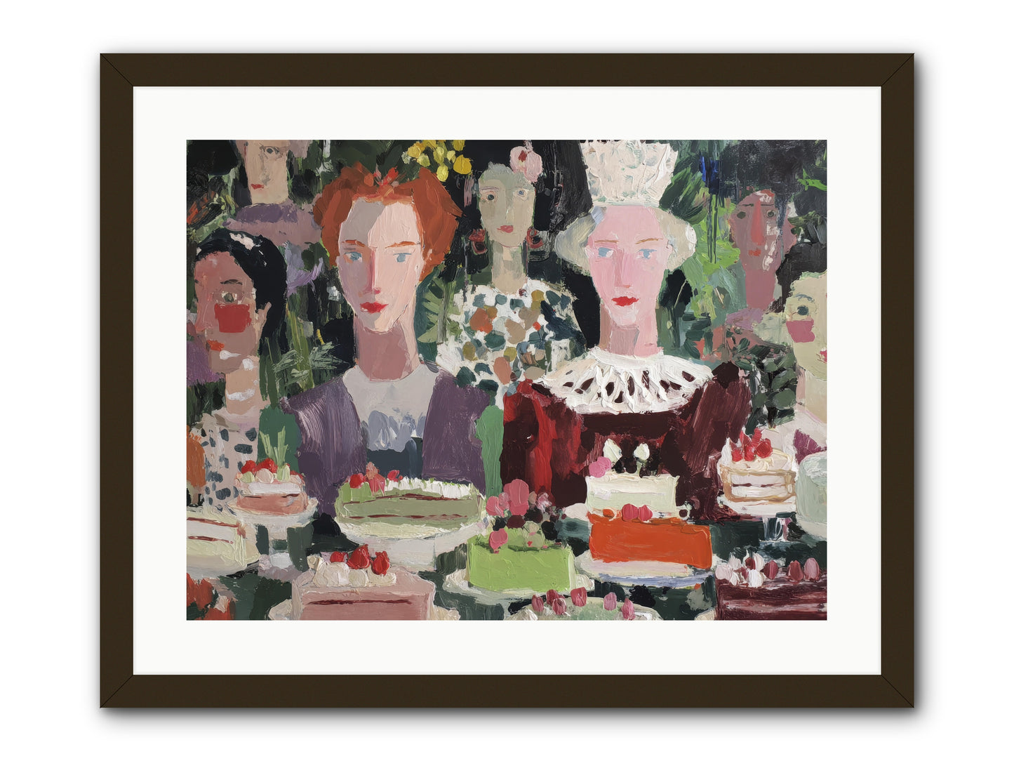 Cake Committee -- Framed Print - Black 24x18