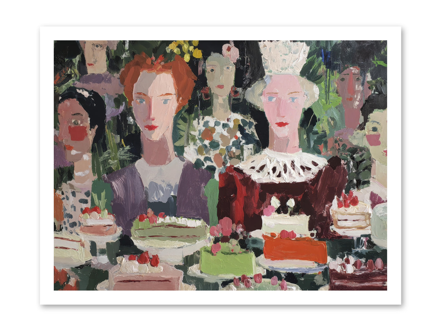Cake Committee -- Loose Canvas Print 24x18