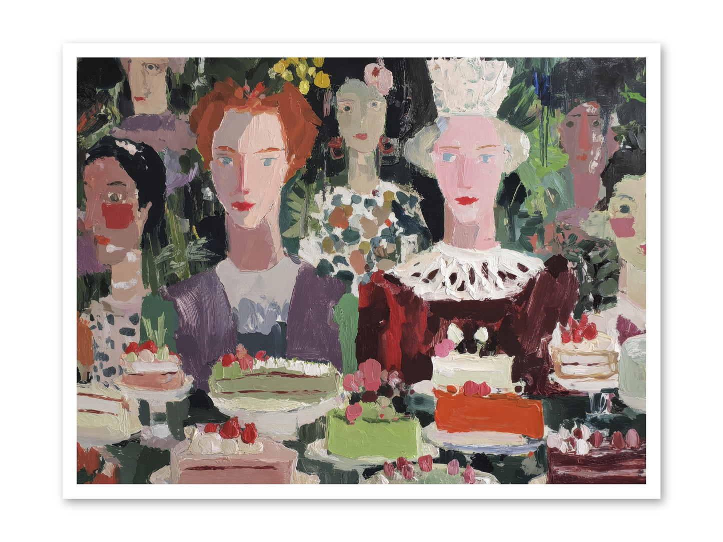 Cake Committee -- Loose Canvas Print 40x30