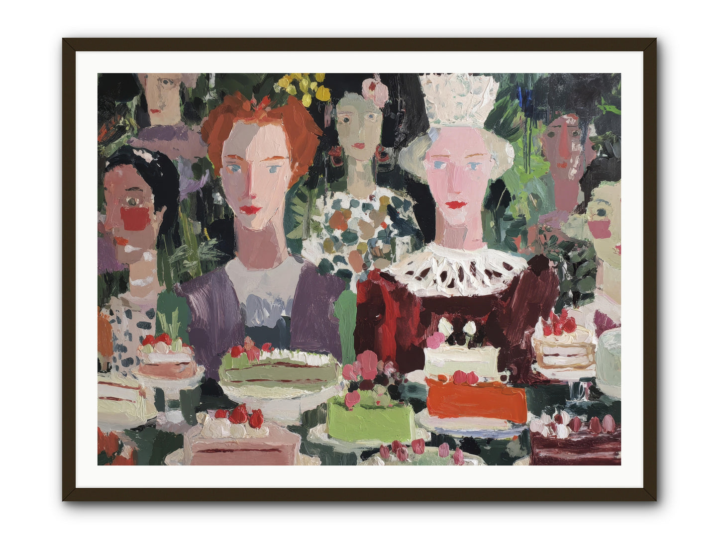 Cake Committee -- Framed Print - Black 48x36