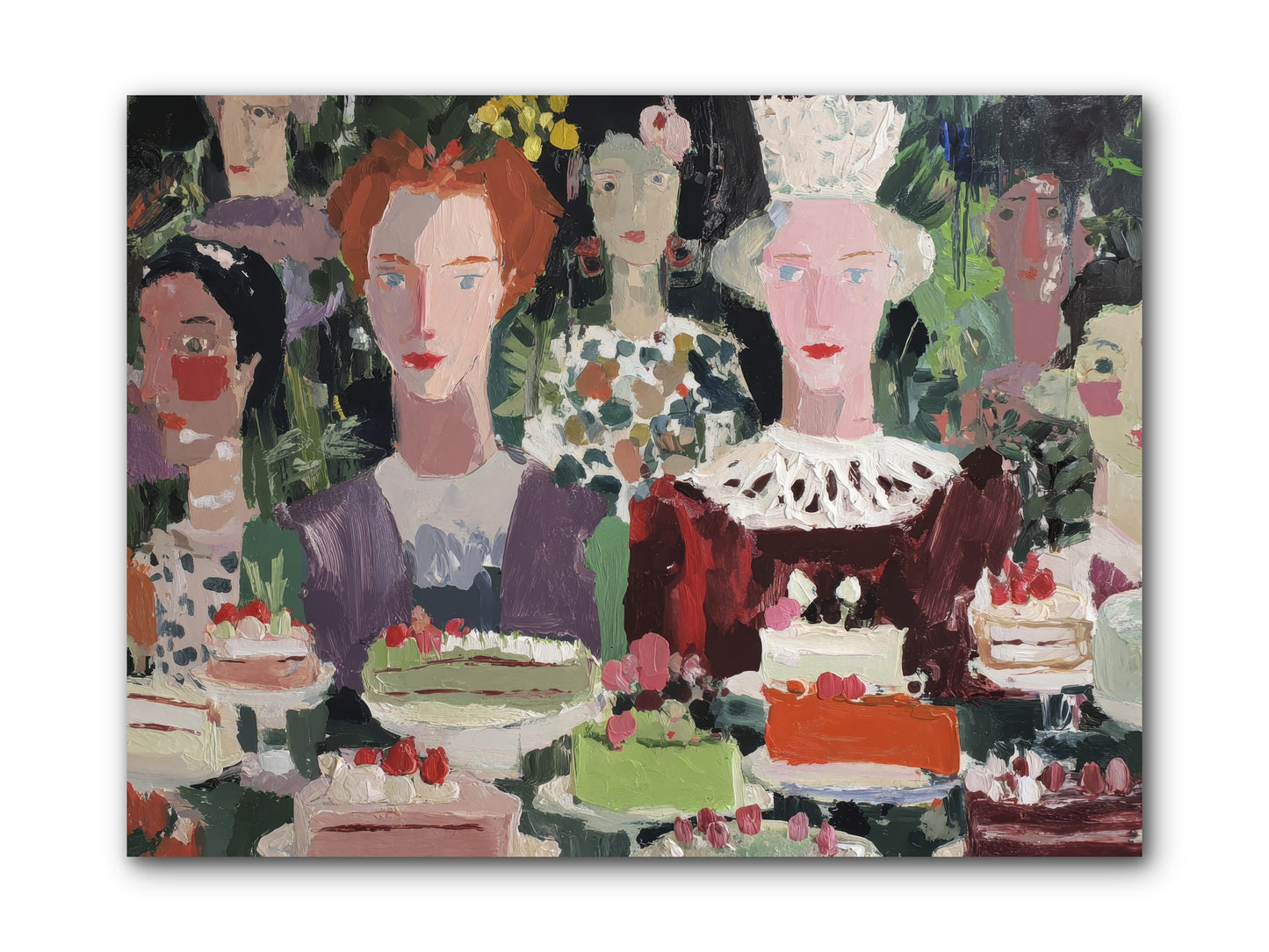 Cake Committee -- Wrapped Canvas 12x9
