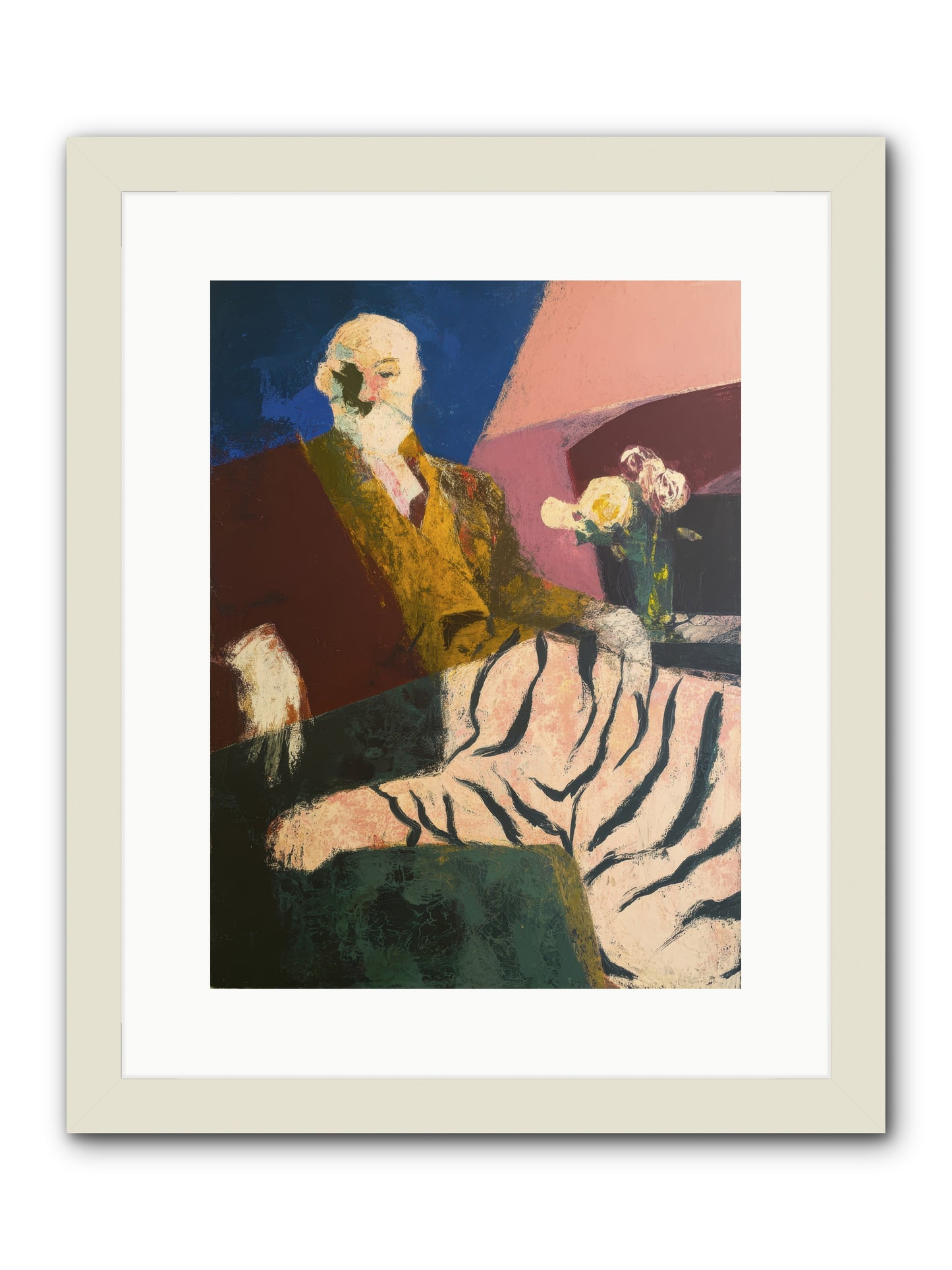 Calibrated -- Framed Print - White 12x16