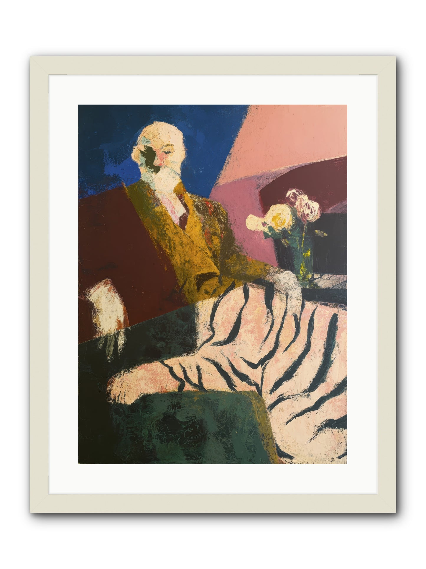 Calibrated -- Framed Print - White 18x24