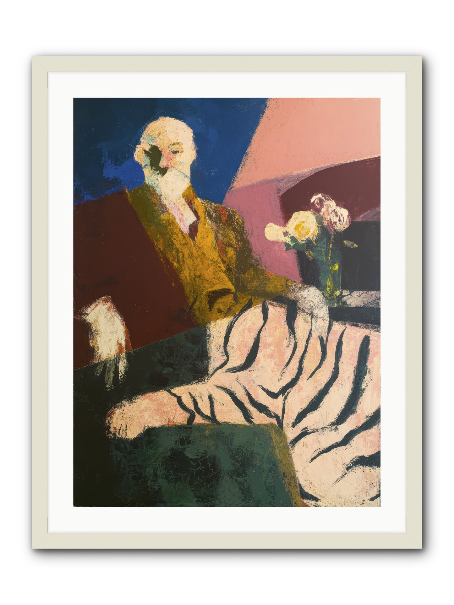 Calibrated -- Framed Print - White 24x32