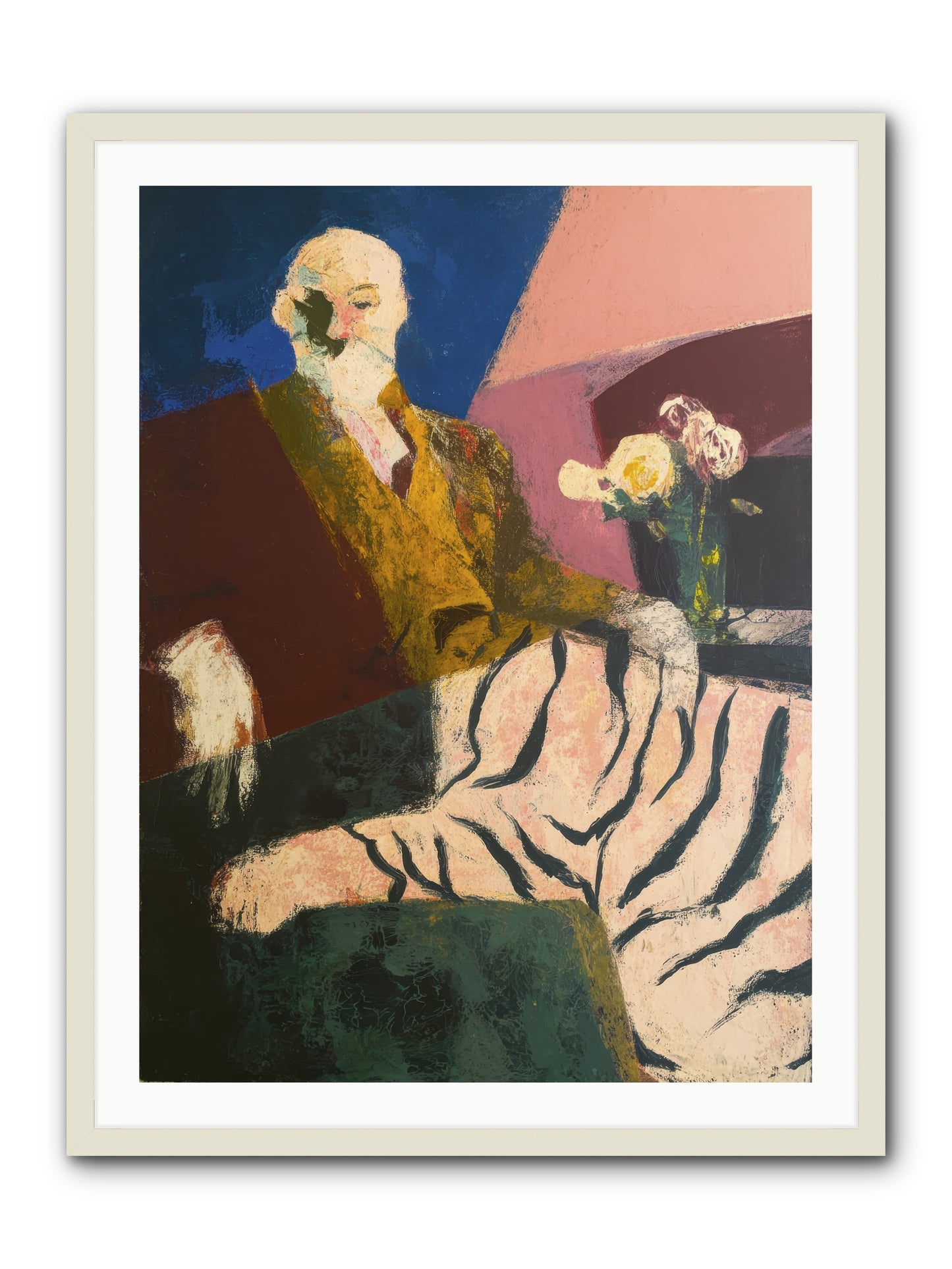 Calibrated -- Framed Print - White 30x40
