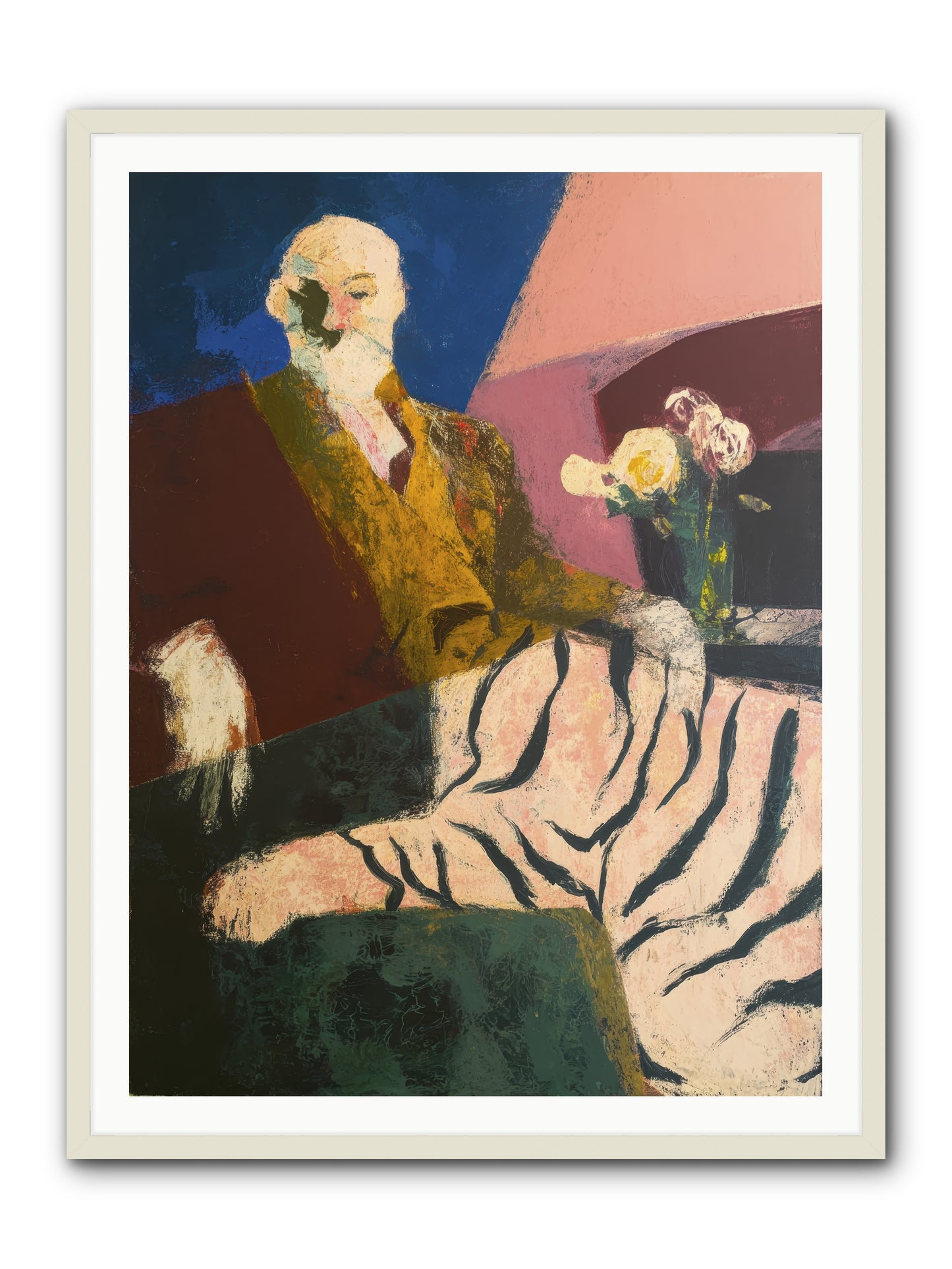 Calibrated -- Framed Print - White 36x48