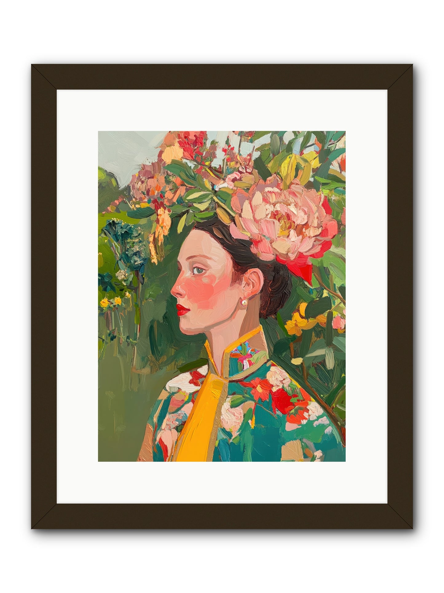 Calla Ravensong-REZ -- Framed Print - Black 12x16