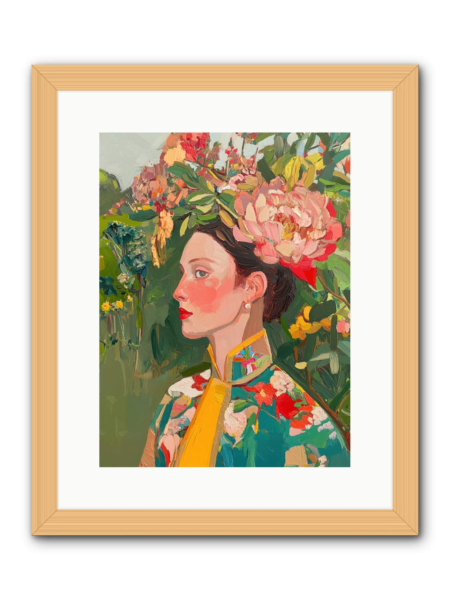 Calla Ravensong-REZ -- Framed Print - Natural 12x16
