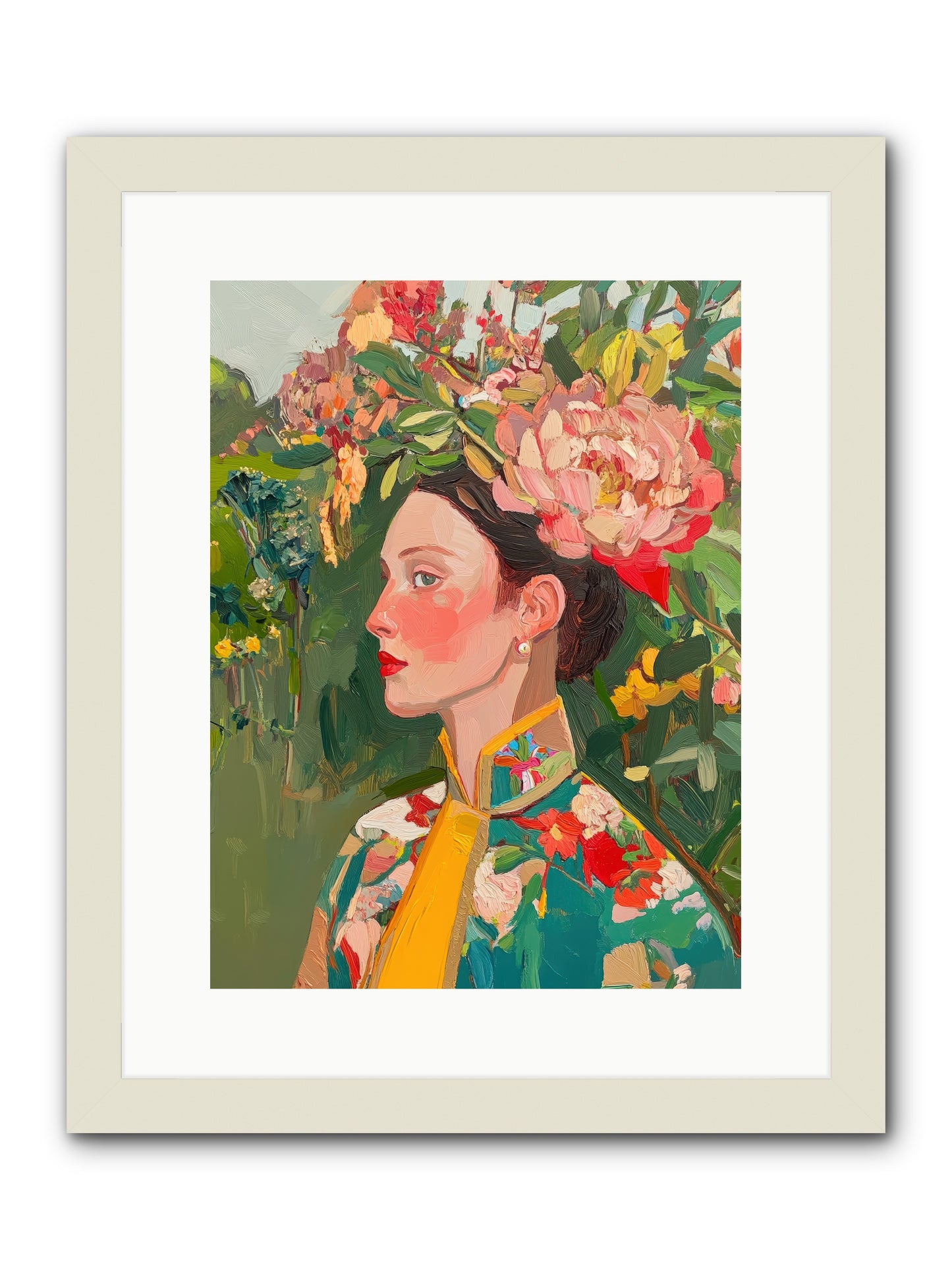 Calla Ravensong-REZ -- Framed Print - White 12x16