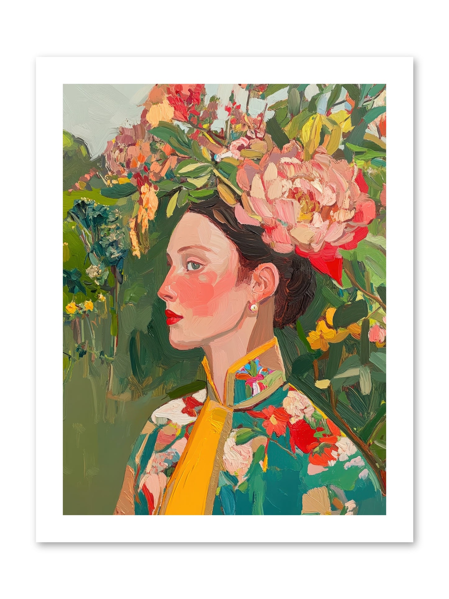 Calla Ravensong-REZ -- Loose Canvas Print 12x16
