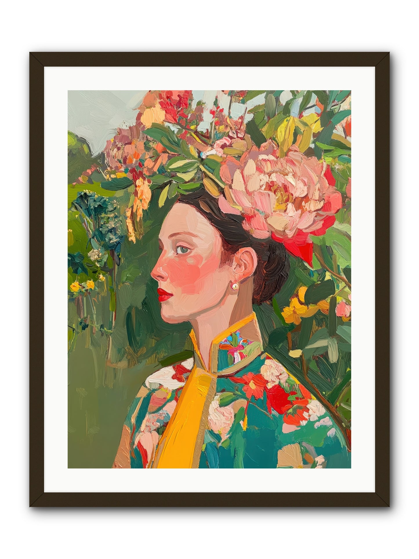 Calla Ravensong-REZ -- Framed Print - Black 24x32