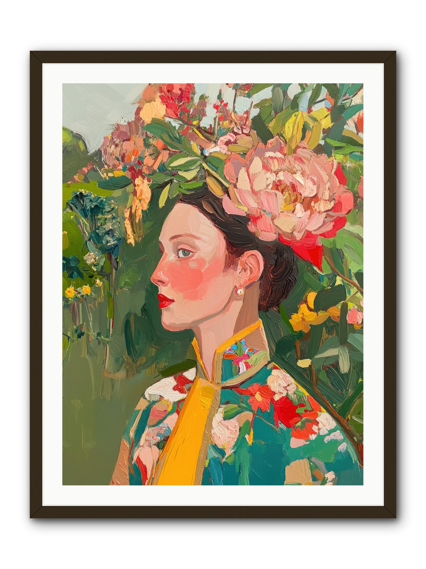 Calla Ravensong-REZ -- Framed Print - Black 30x40