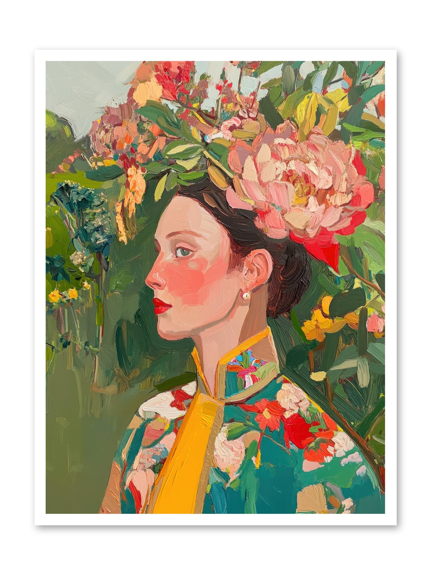 Calla Ravensong-REZ -- Loose Canvas Print 30x40