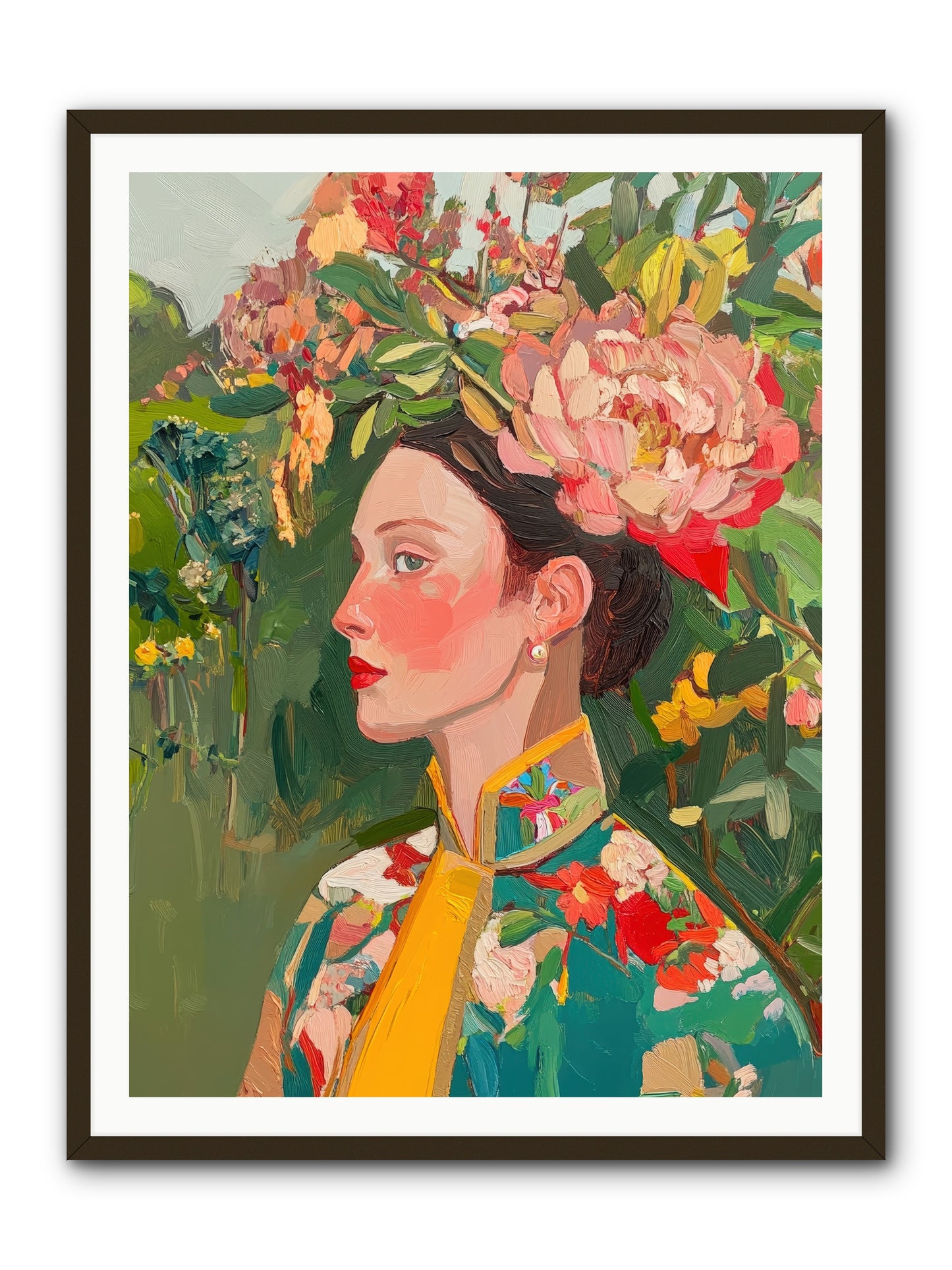 Calla Ravensong-REZ -- Framed Print - Black 36x48