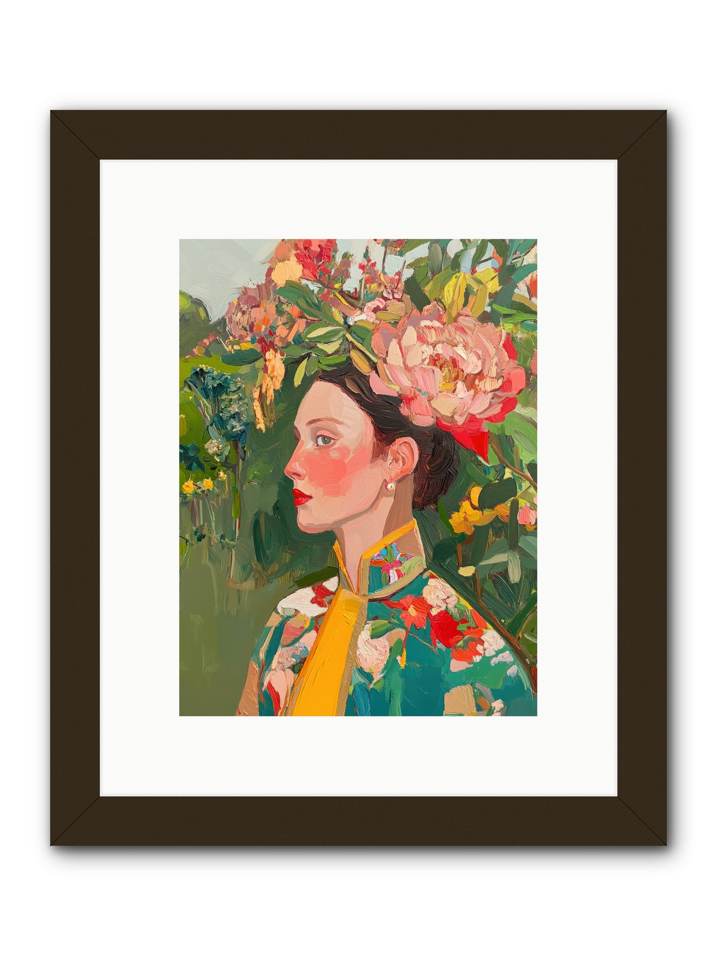 Calla Ravensong-REZ -- Framed Print - Black 9x12