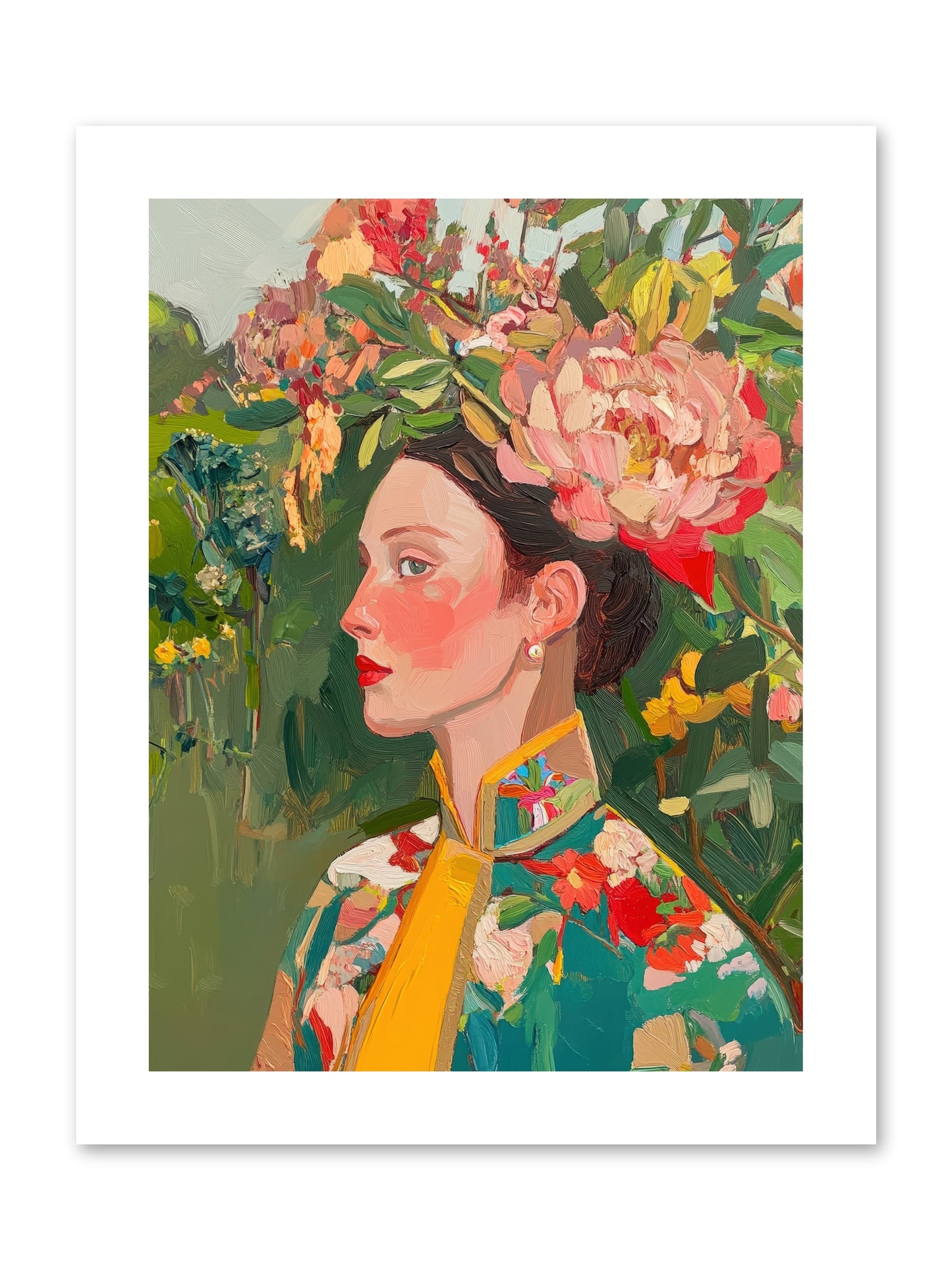 Calla Ravensong-REZ -- Loose Canvas Print 9x12