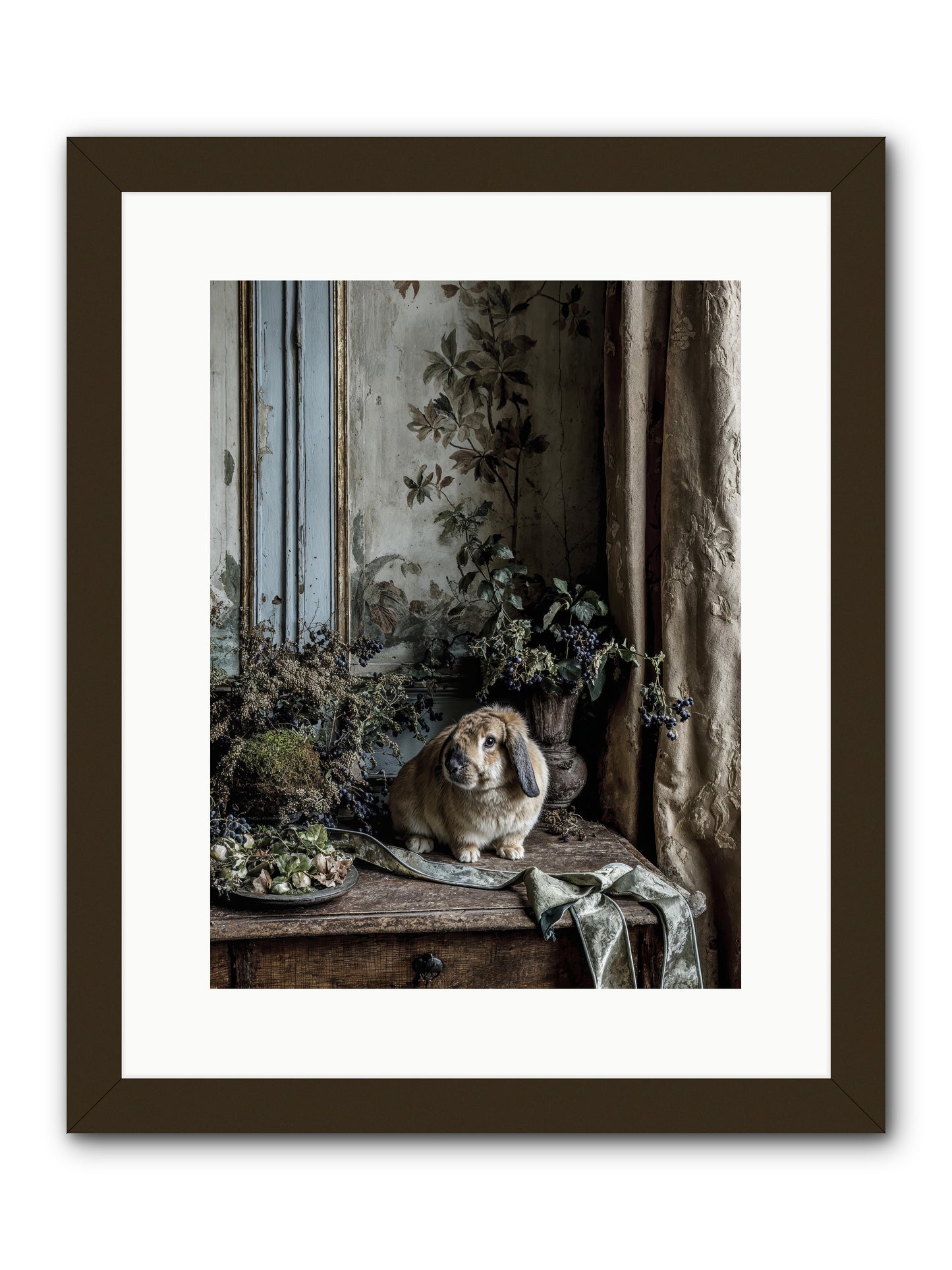 Cambria -- Framed Print - Black 12x16