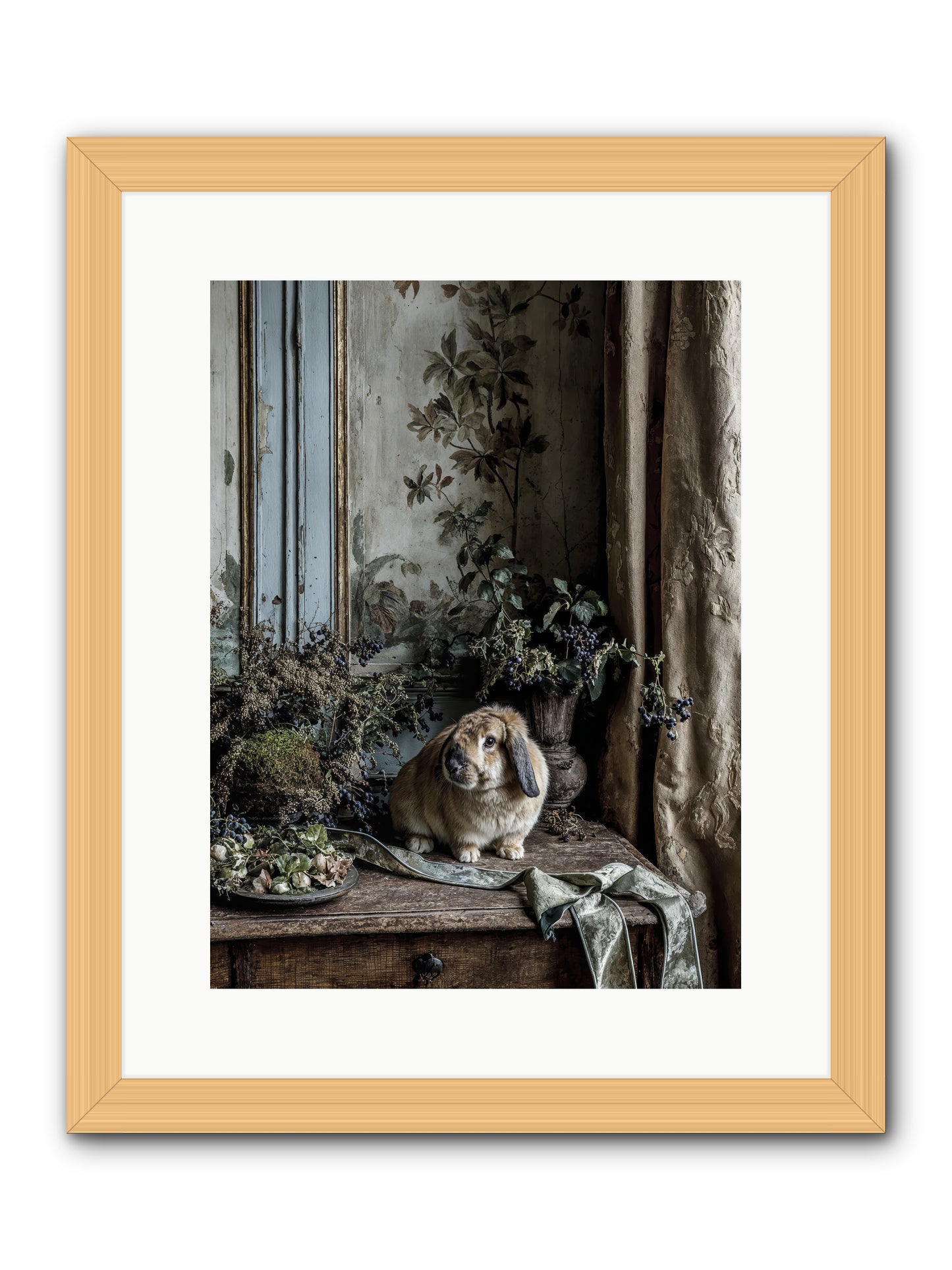 Cambria -- Framed Print - Natural 12x16