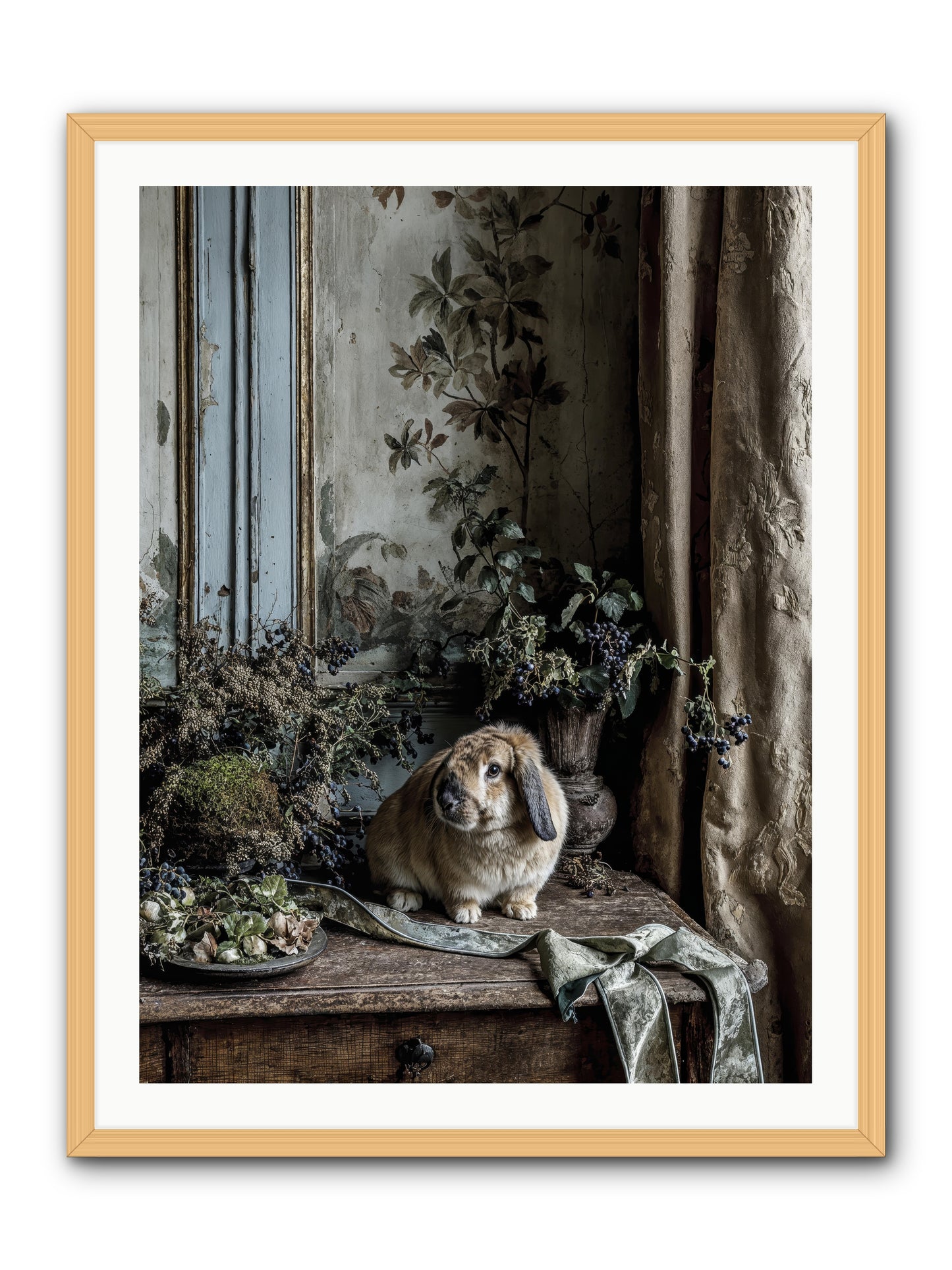 Cambria -- Framed Print - Natural 30x40