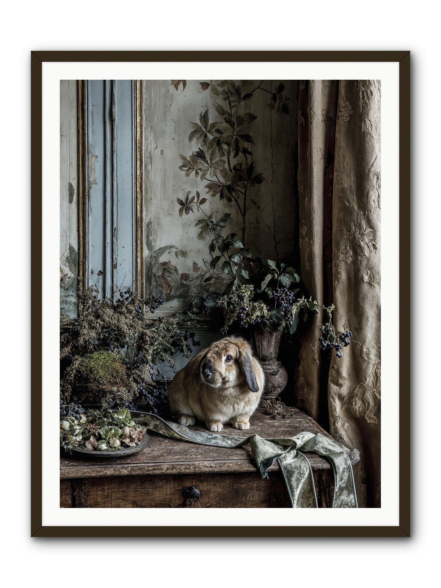 Cambria -- Framed Print - Black 36x48