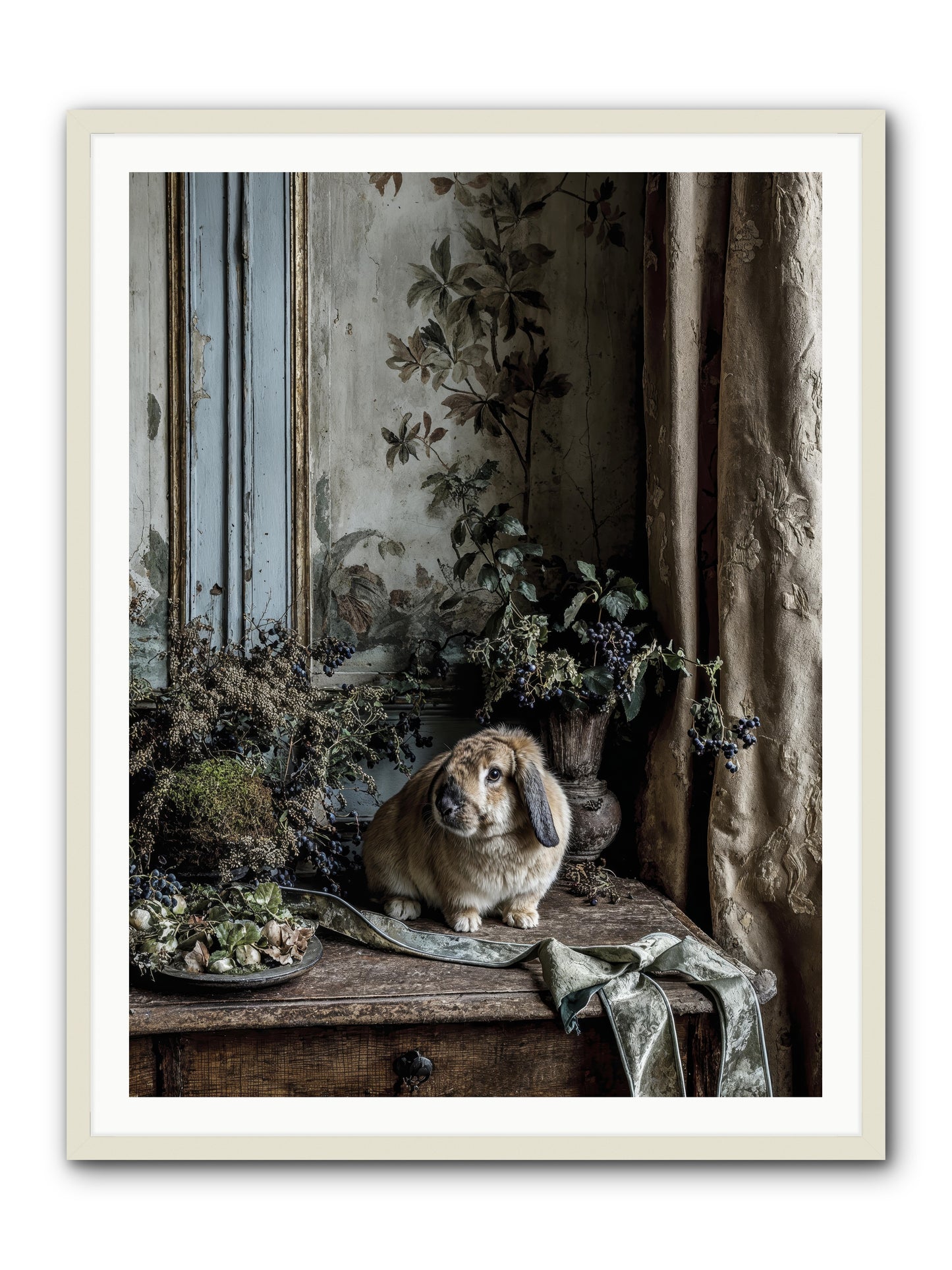 Cambria -- Framed Print - White 36x48