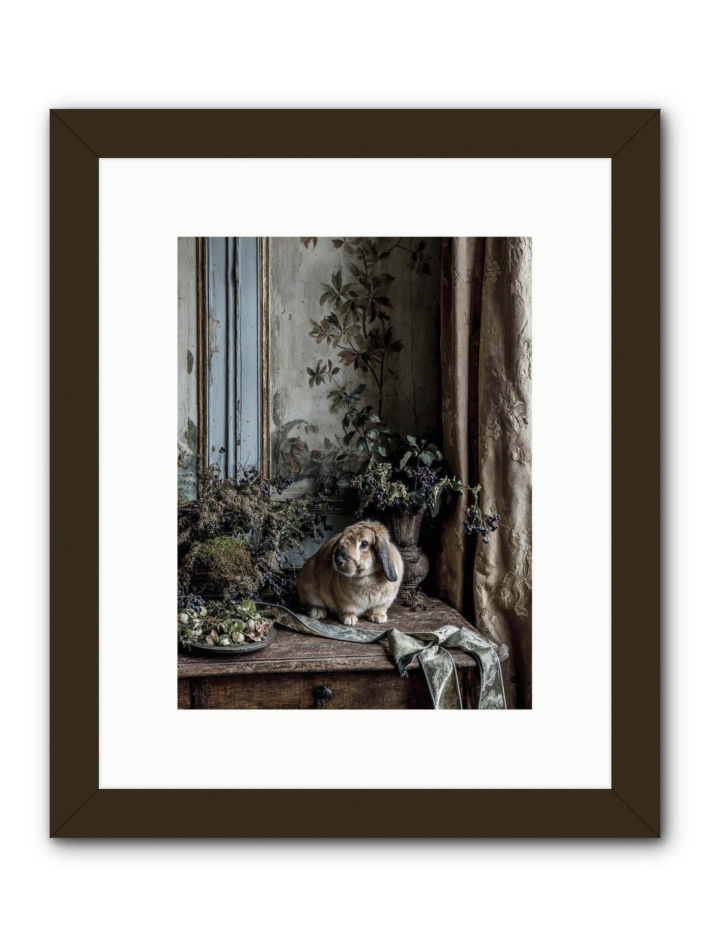 Cambria -- Framed Print - Black 9x12