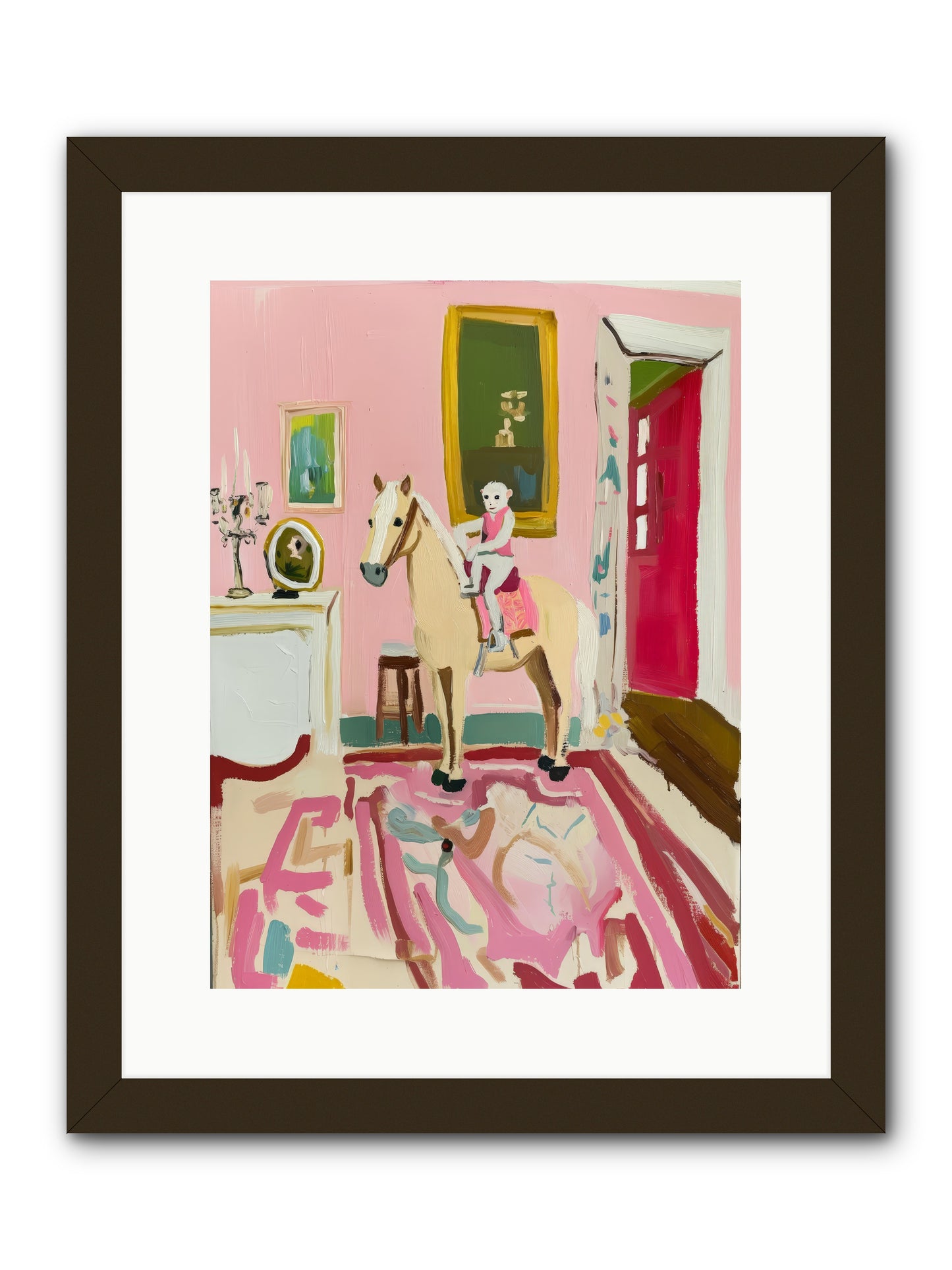 Camelot -- Framed Print - Black 12x16