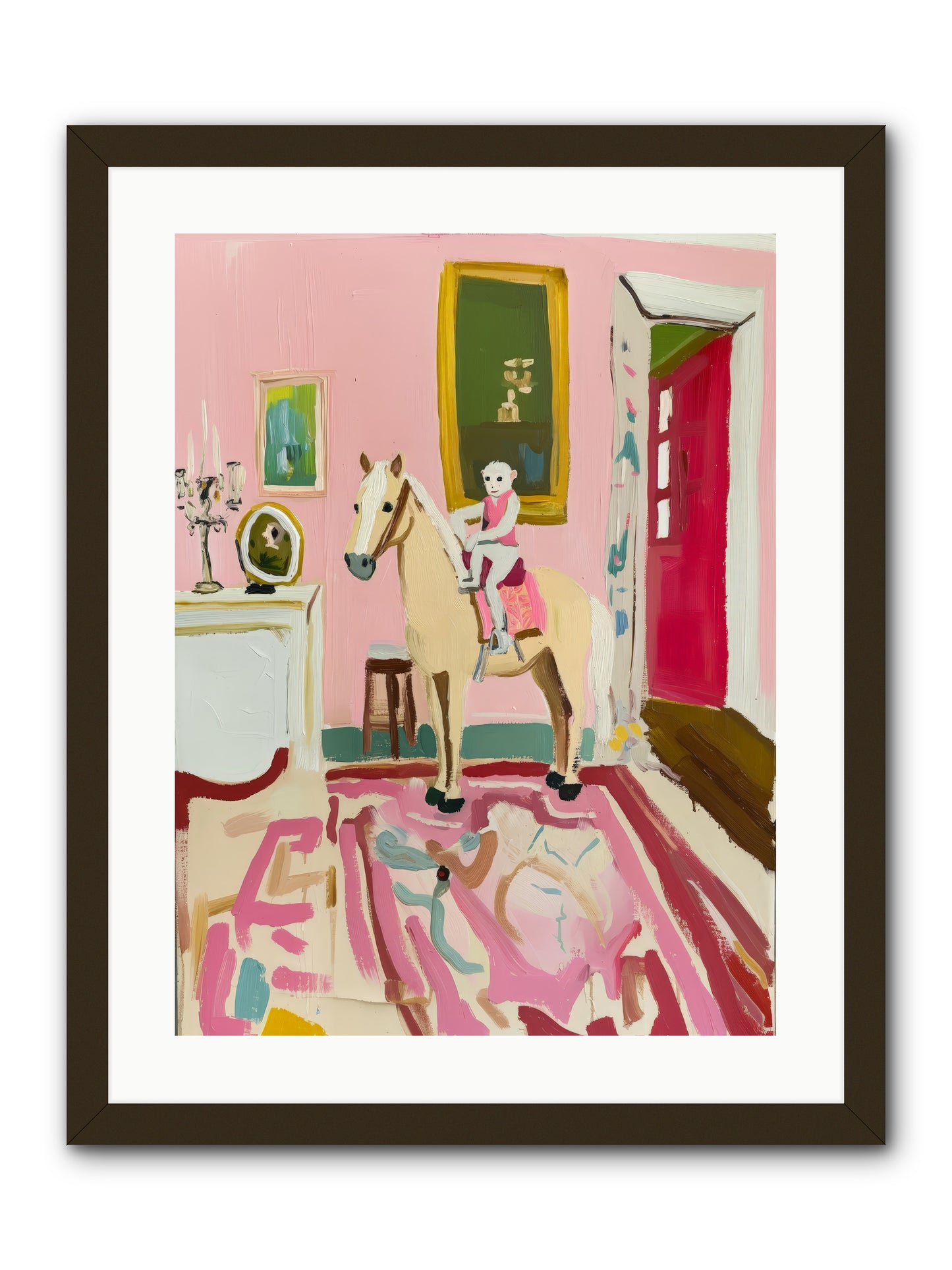 Camelot -- Framed Print - Black 18x24